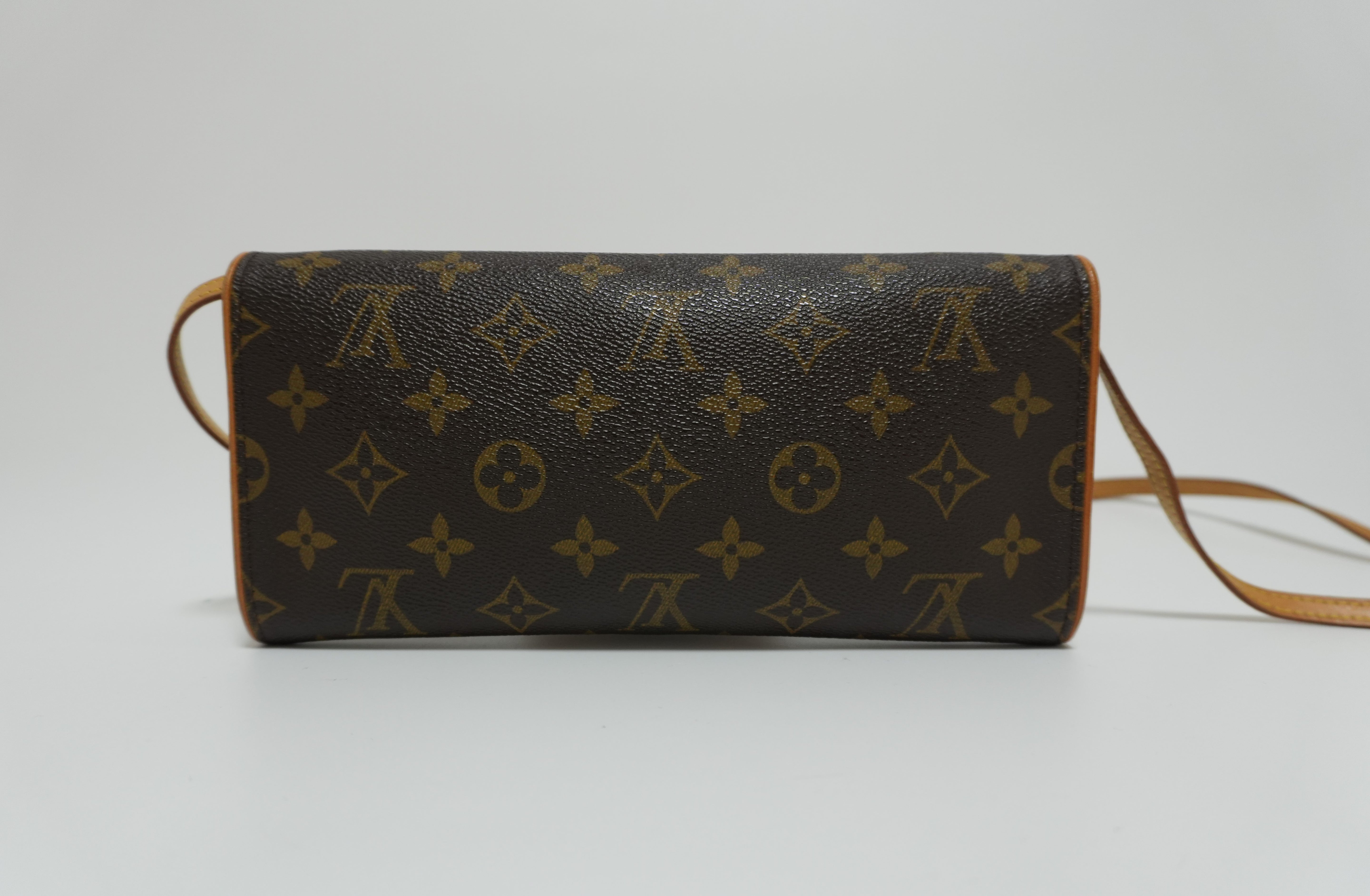 Louis Vuitton Monogram Twin Pochette GM Shoulder Bag Used