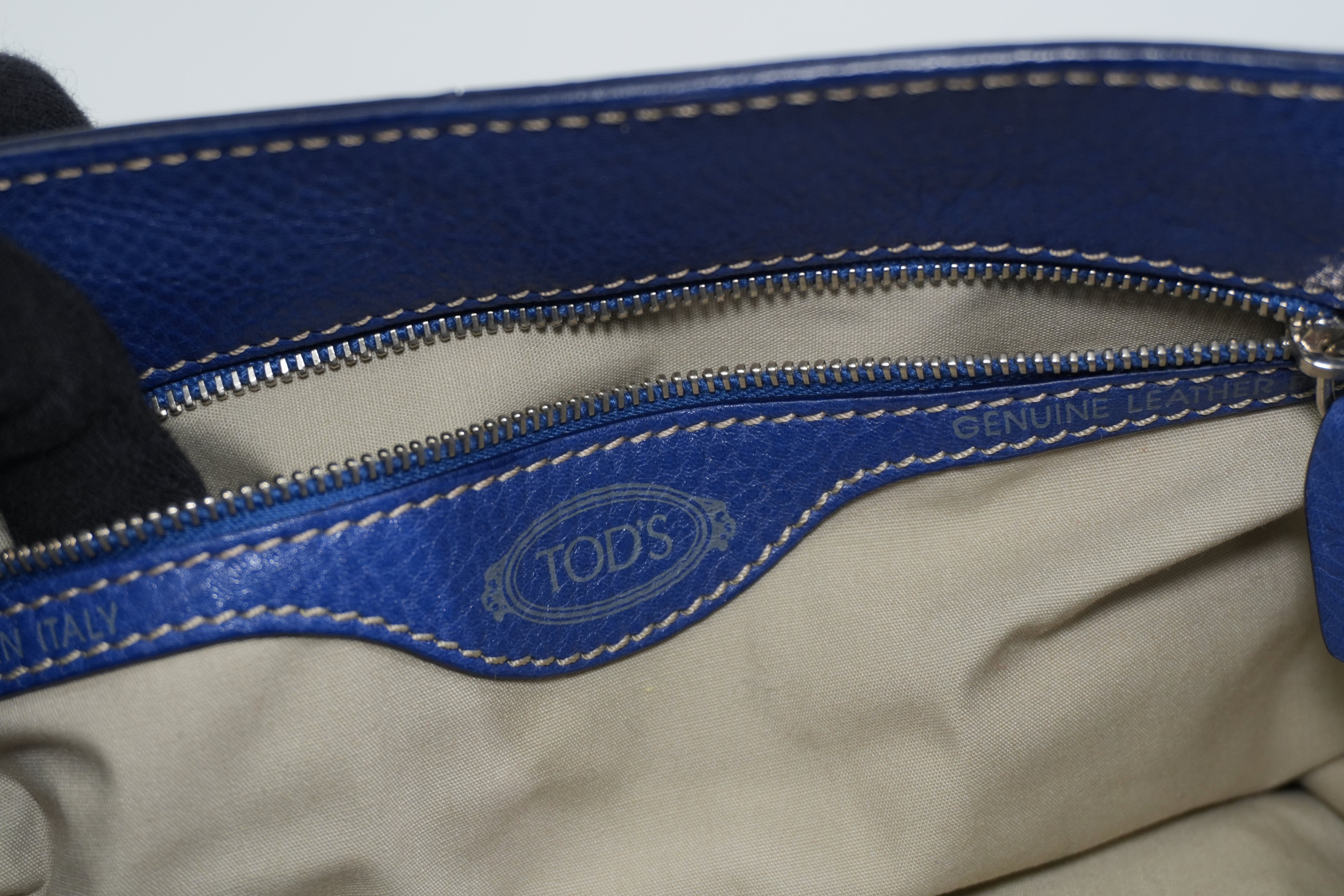 Pre-owned Tod's Tote Bag Blue