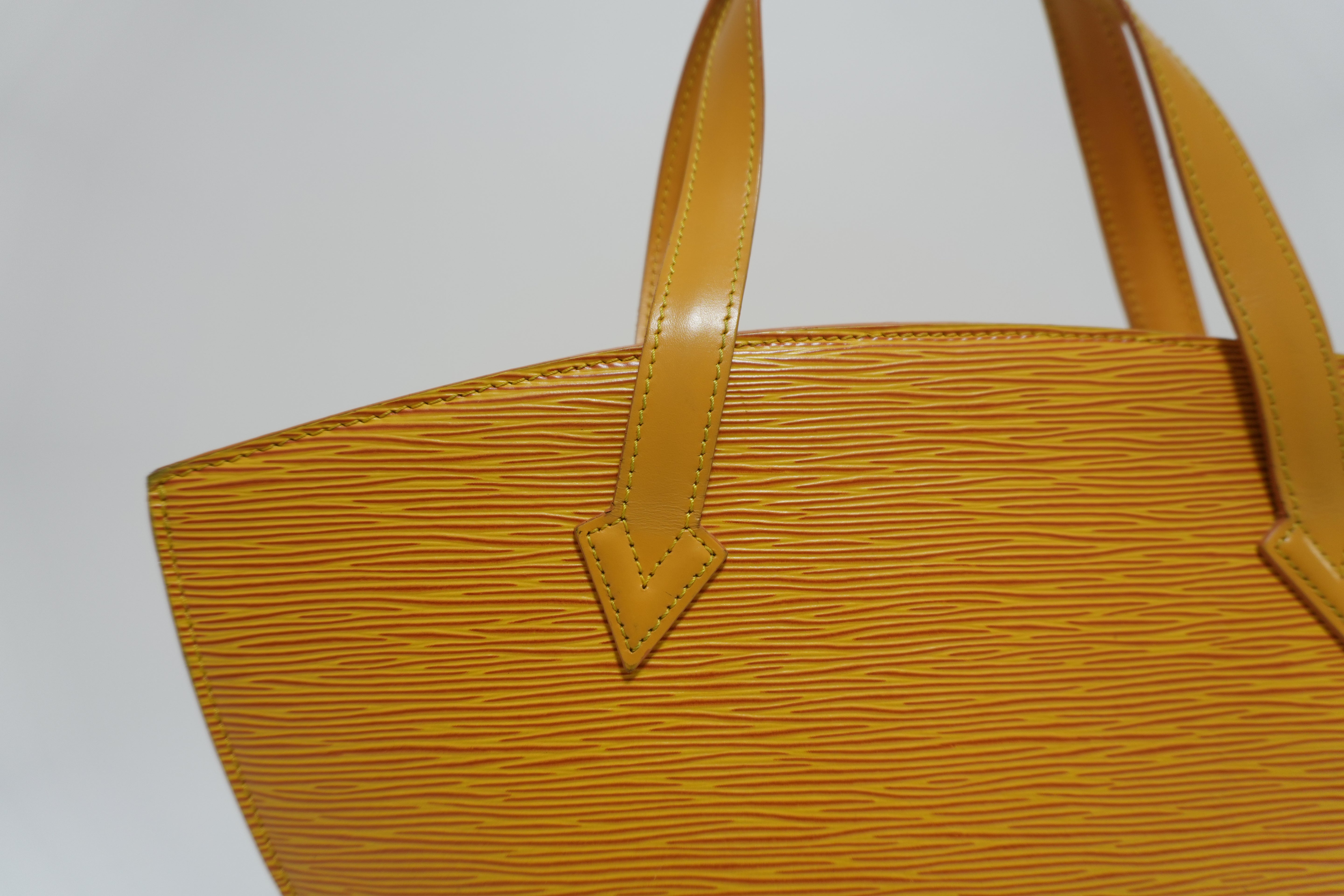 Louis Vuitton Epi Saint Jacques Short Strap Yellow Used