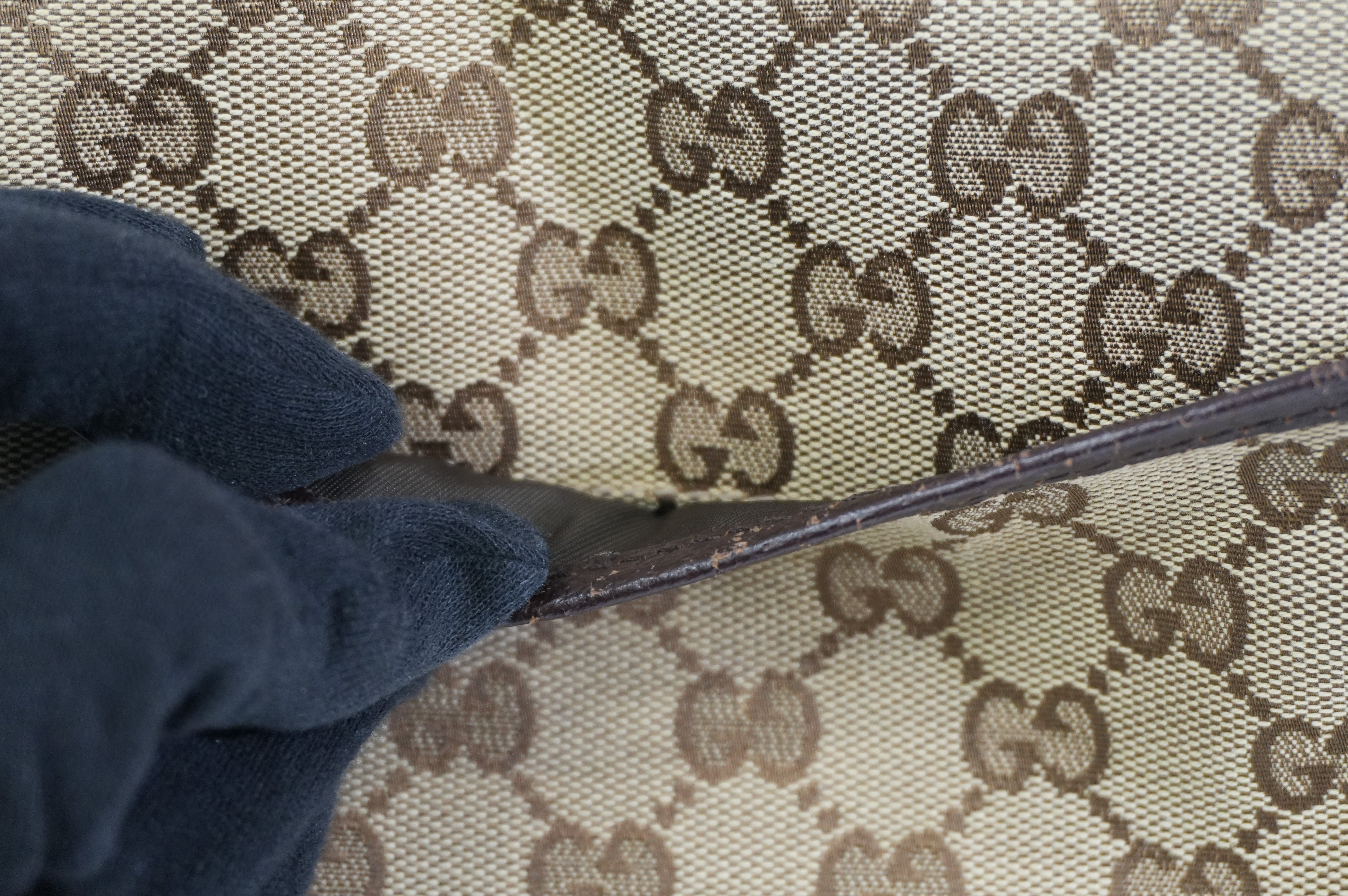 Pre-owned Gucci Ophidia Tote Bag Brown