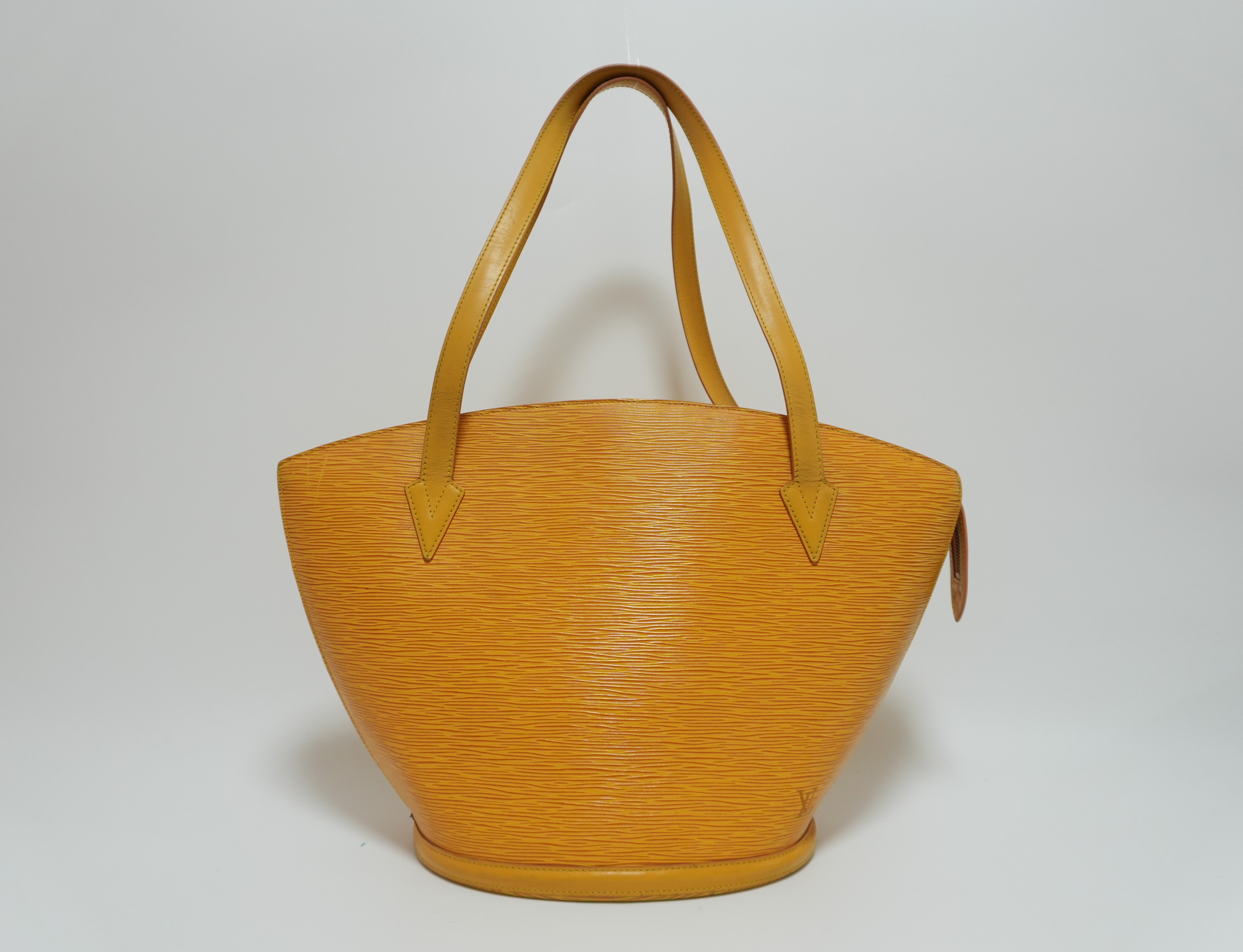 Louis Vuitton Epi Saint Jacques Shoulder Bag Yellow Used