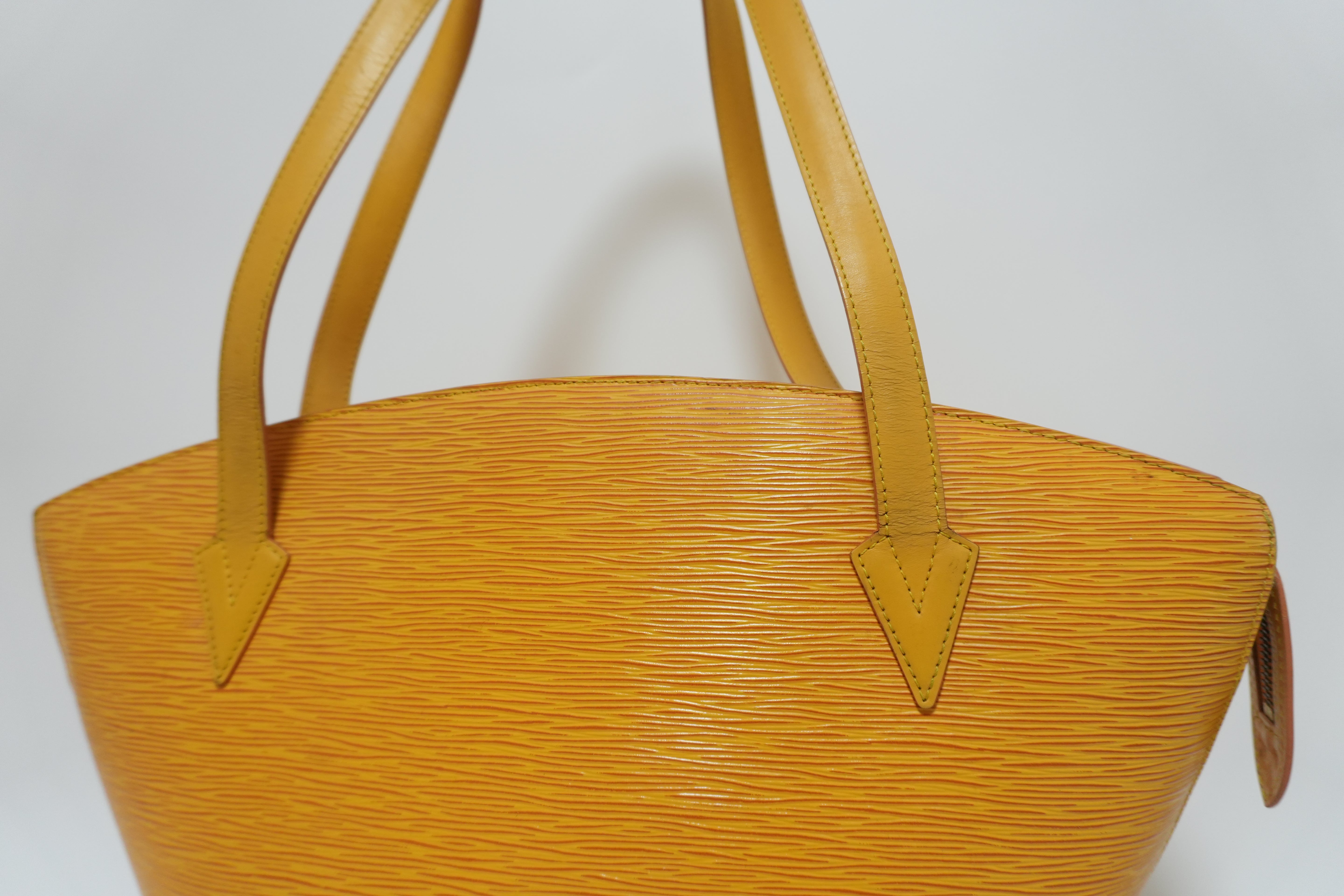 Louis Vuitton Epi Saint Jacques Shoulder Bag Yellow Used