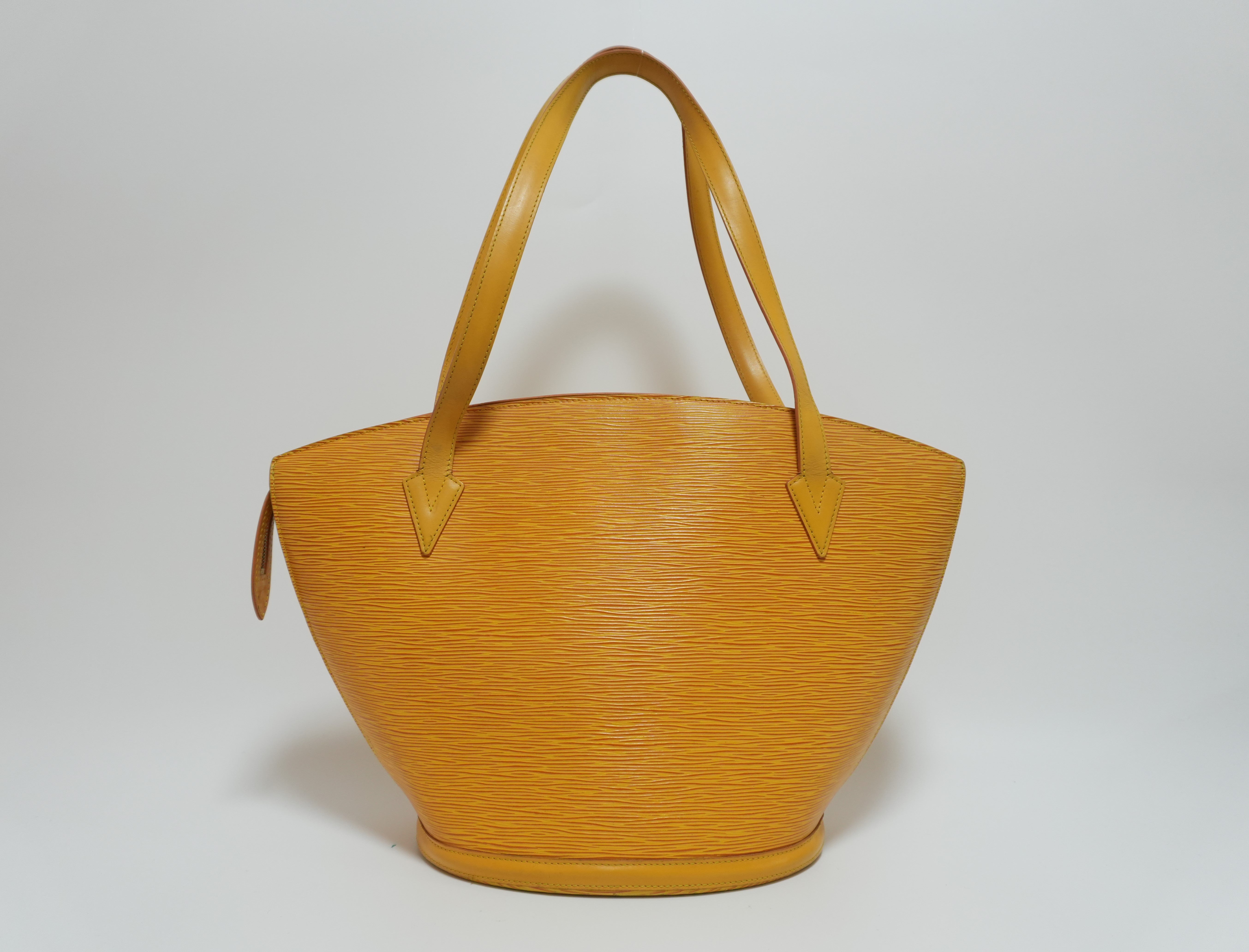 Louis Vuitton Epi Saint Jacques Shoulder Bag Yellow Used