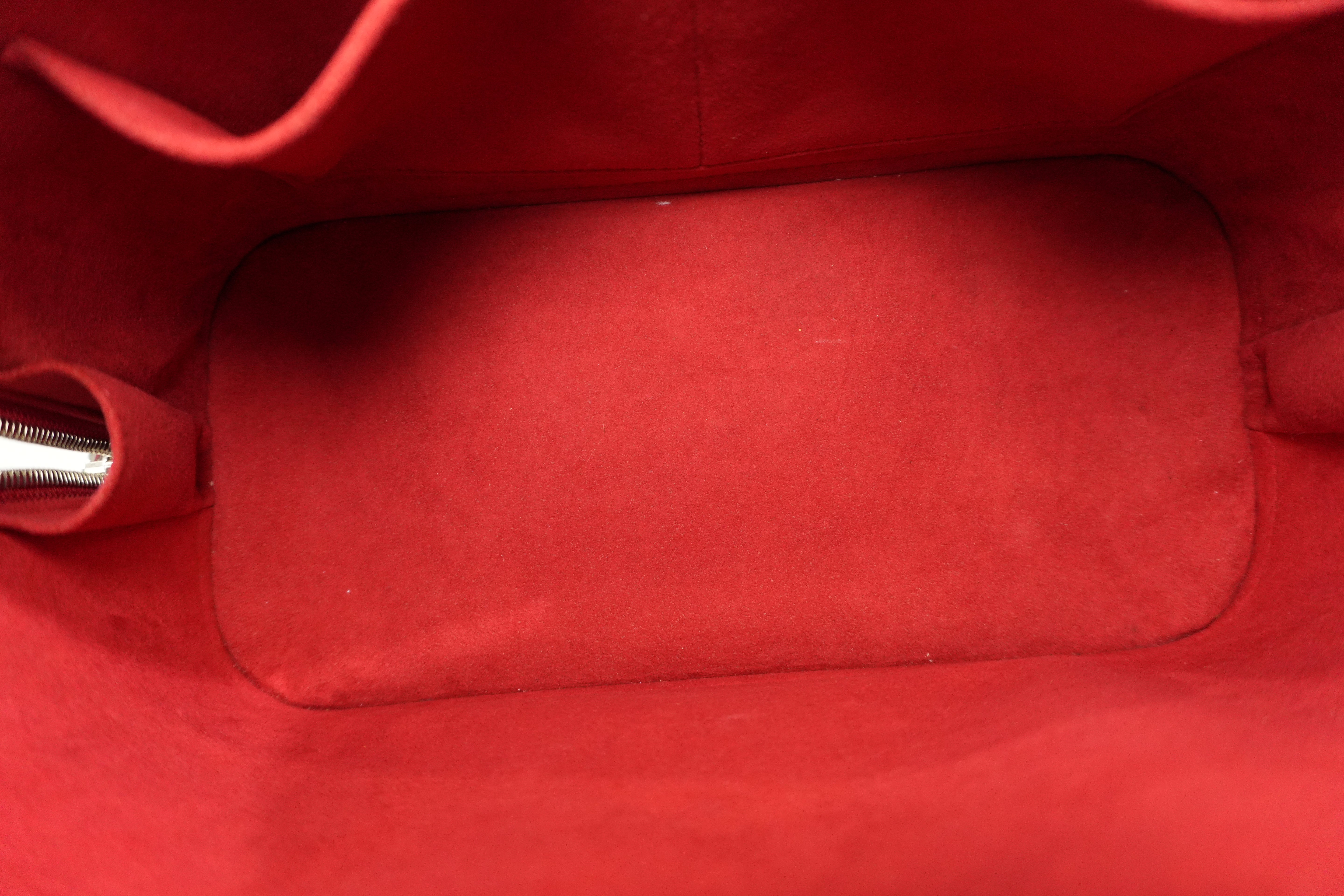 Pre-owned Louis Vuitton Epi Alma PM Handbag Red