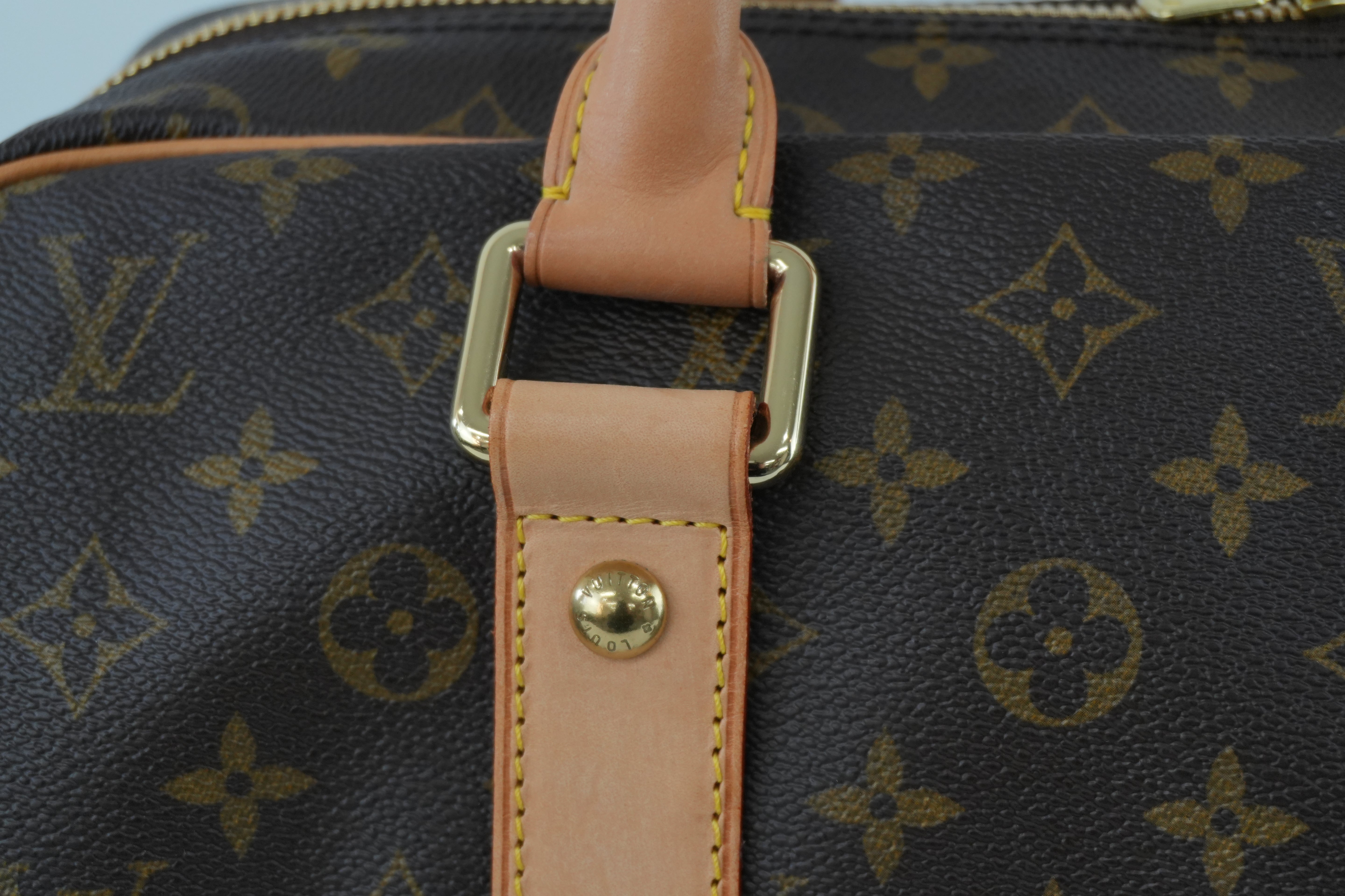 Louis Vuitton Monogram Carry All Travel Bag Used