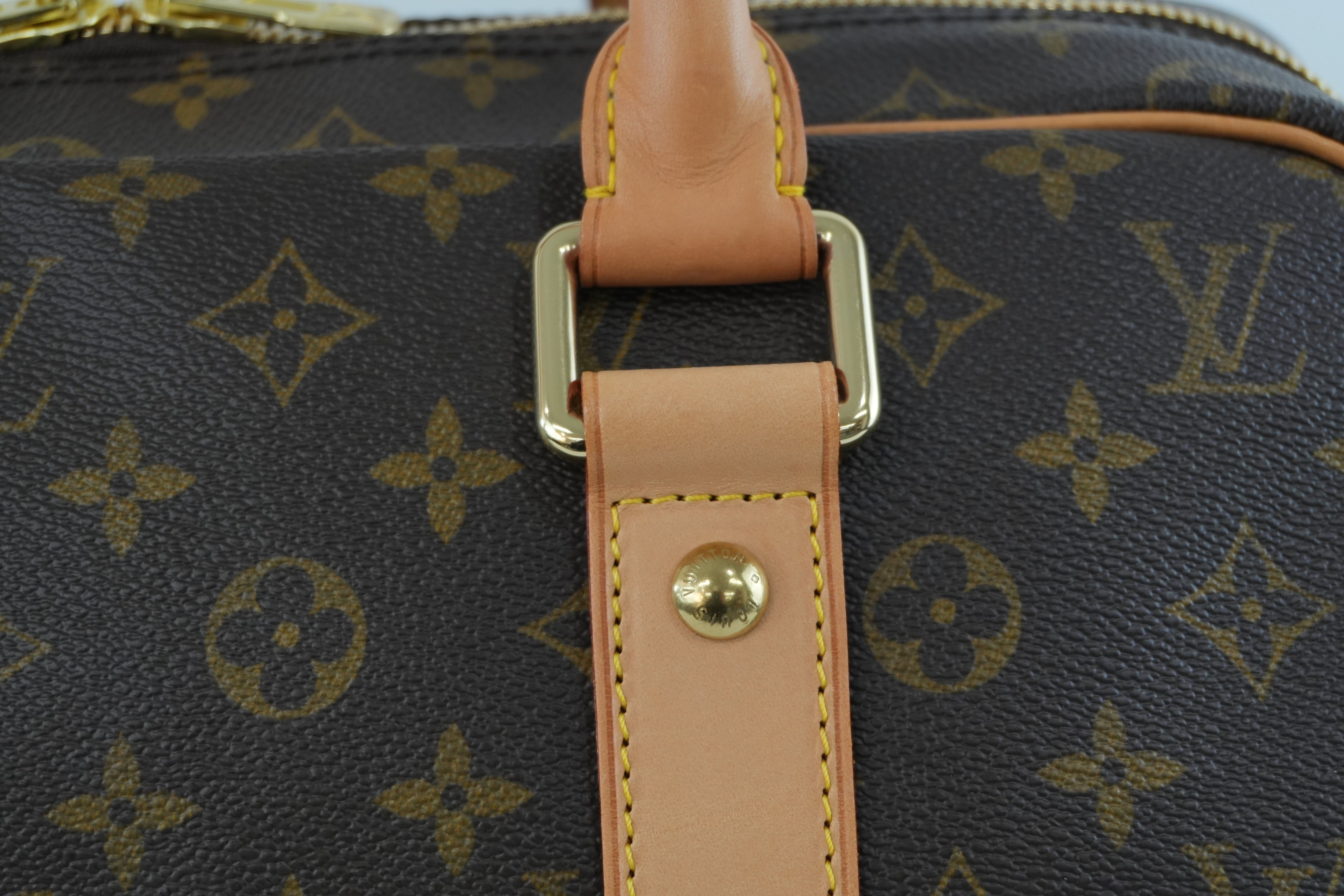 Louis Vuitton Monogram Carry All Travel Bag Used