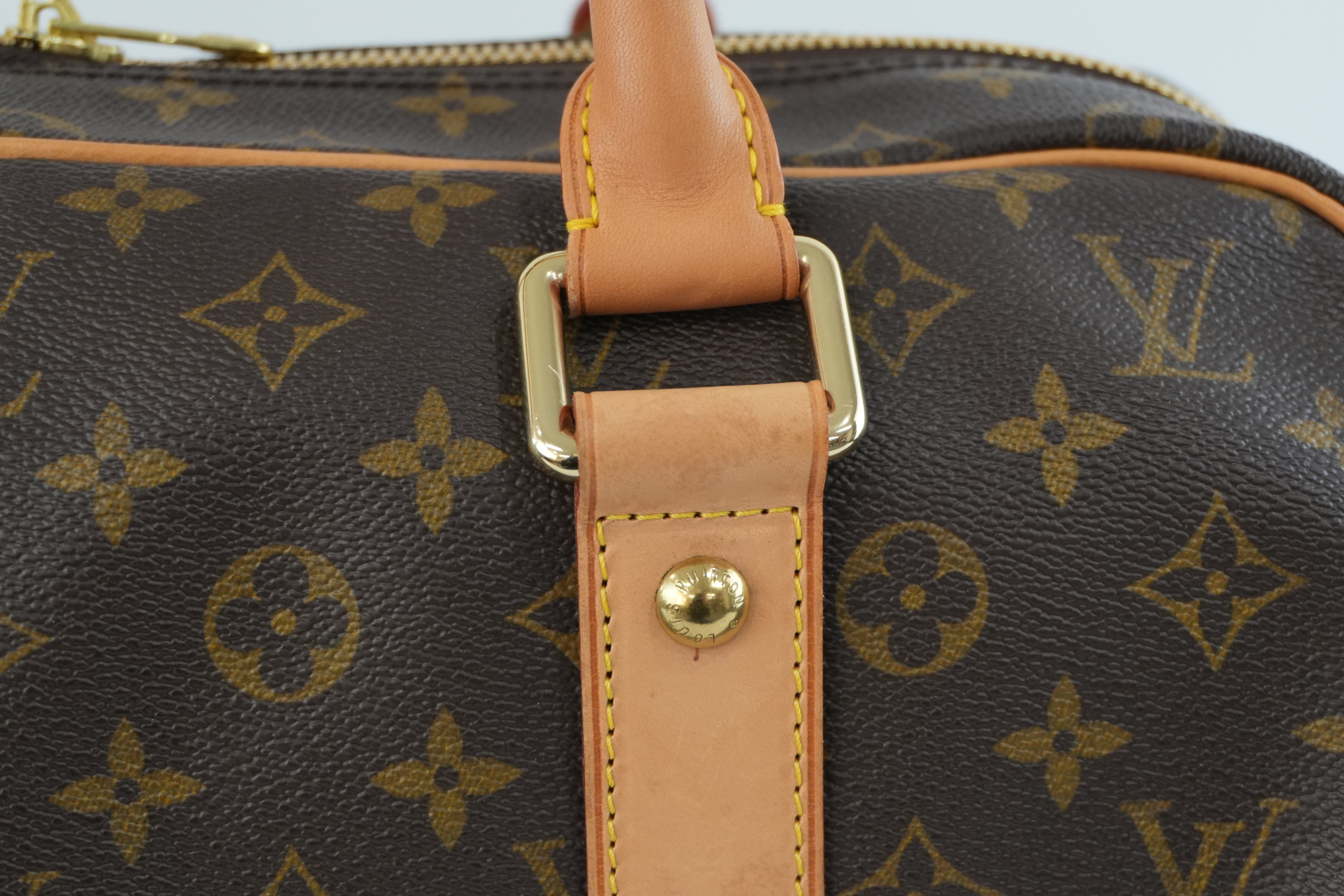 Louis Vuitton Monogram Carry All Travel Bag Used