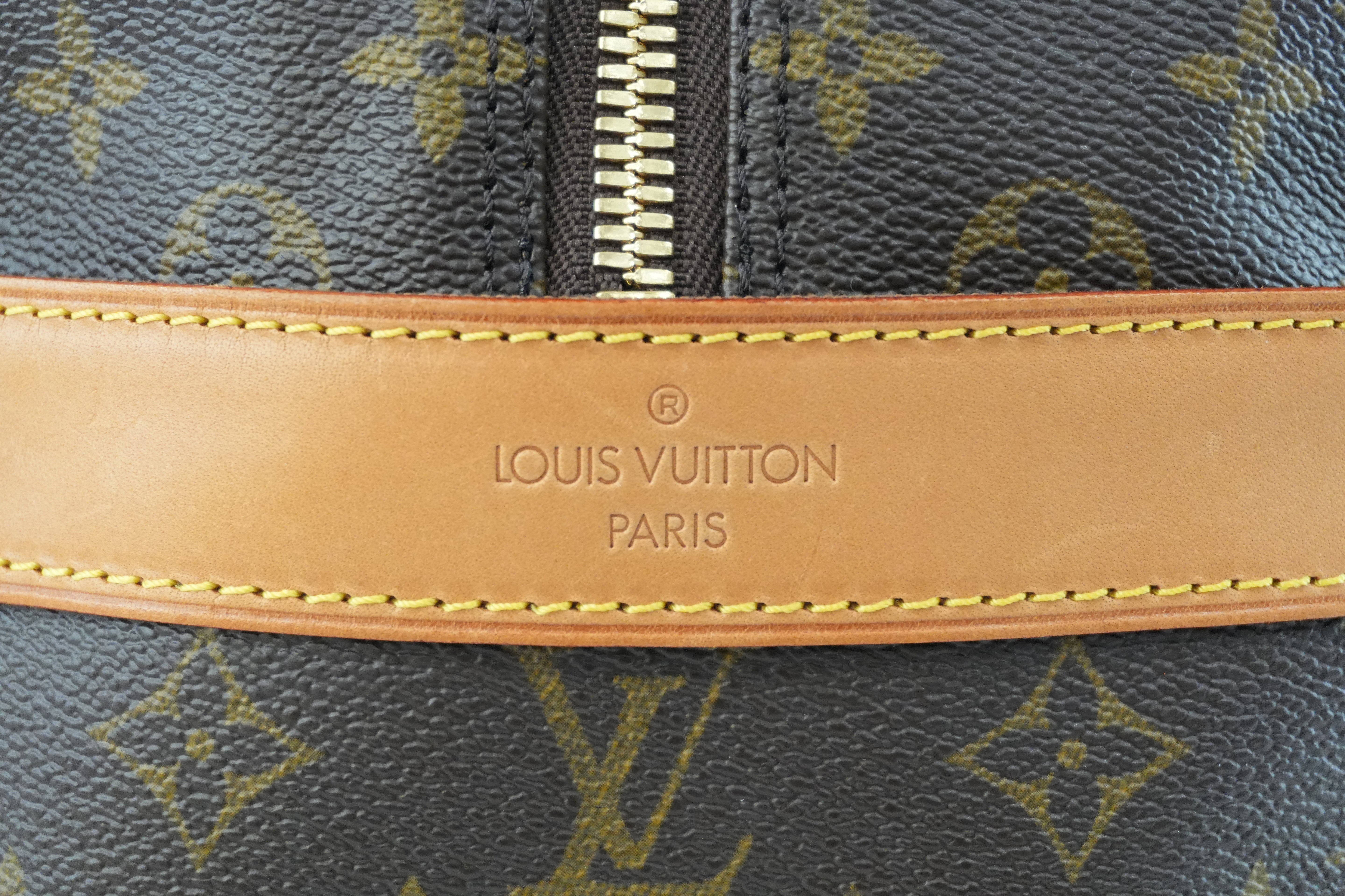 Louis Vuitton Monogram Carry All Travel Bag Used