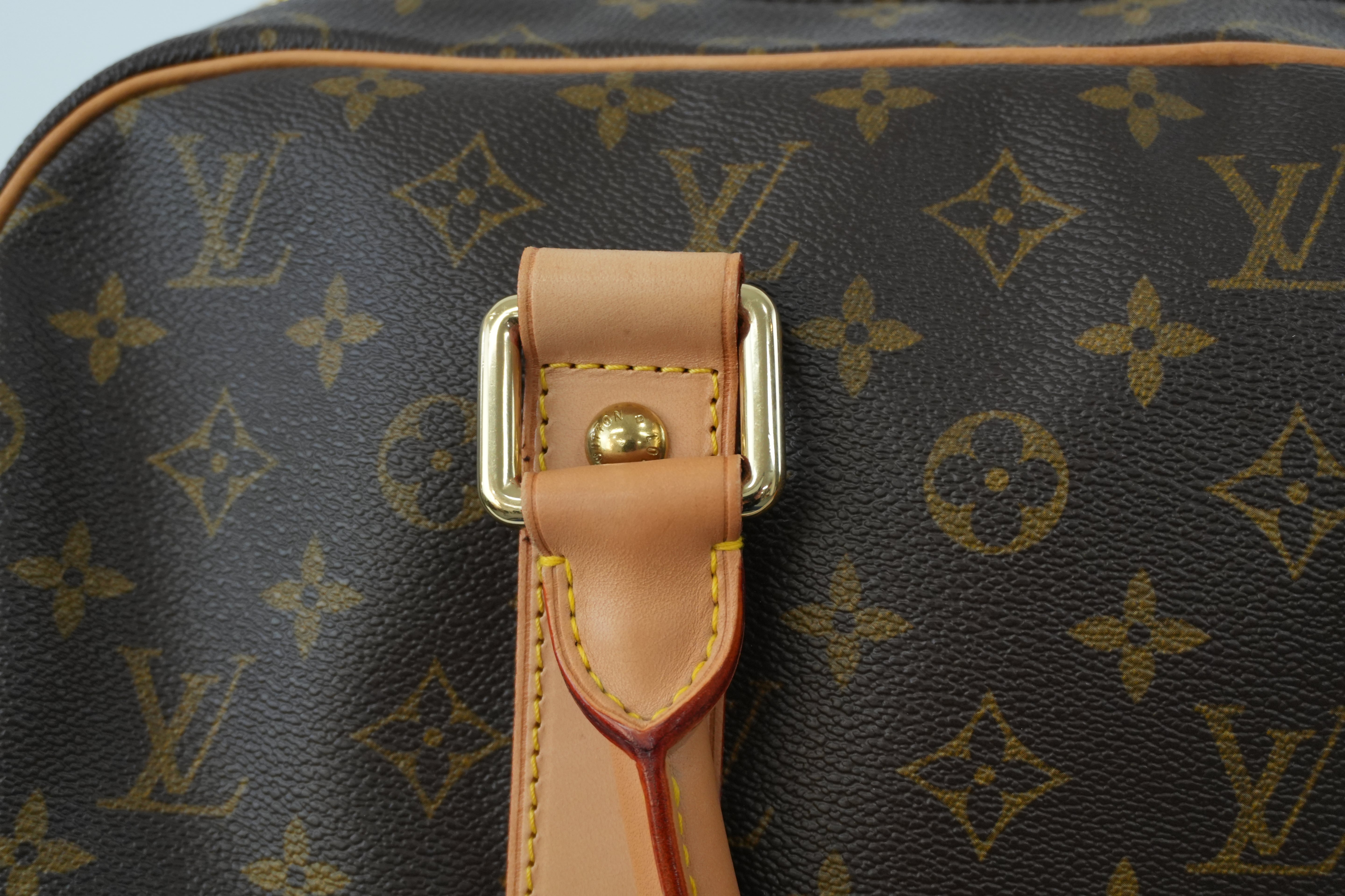 Louis Vuitton Monogram Carry All Travel Bag Used