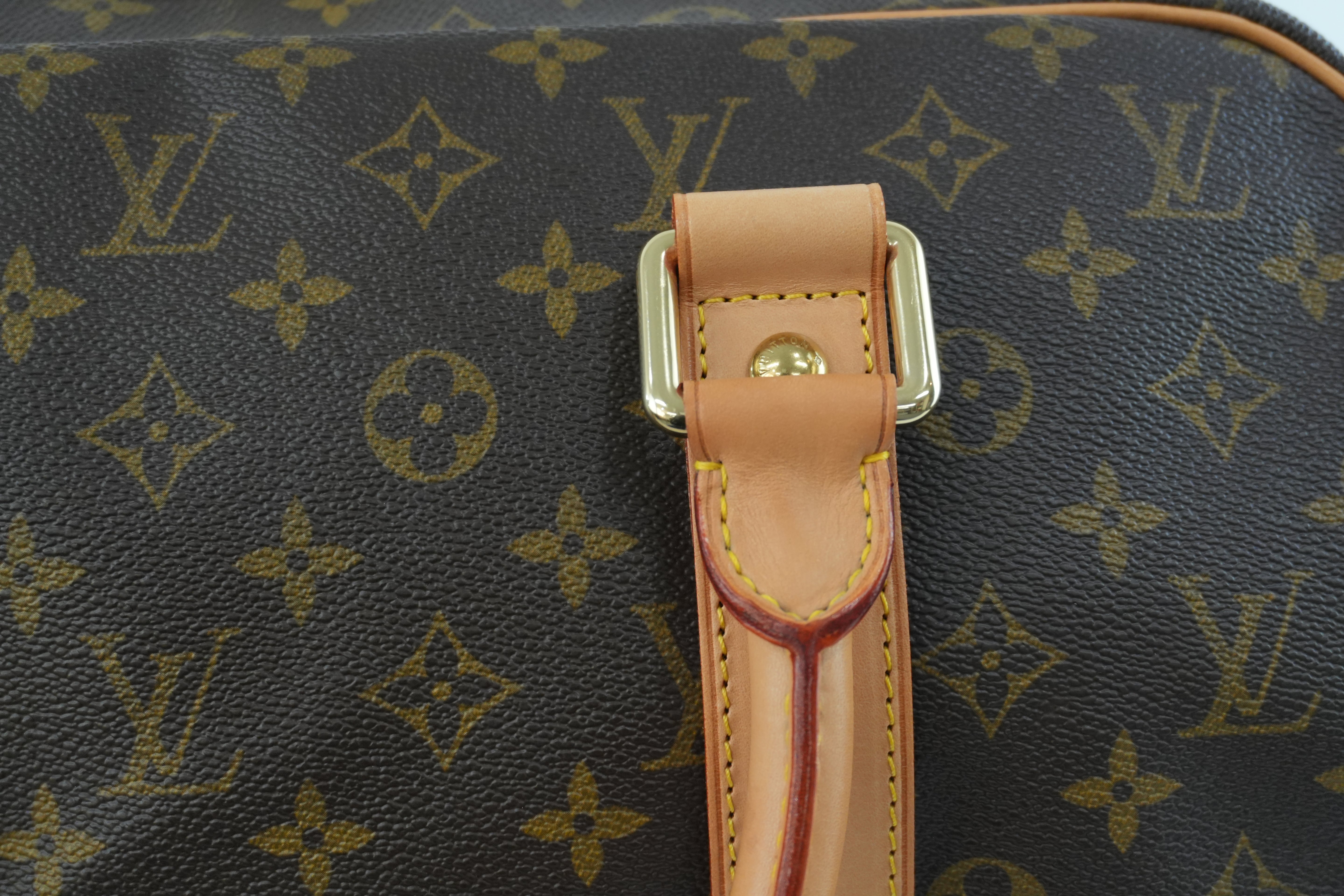 Louis Vuitton Monogram Carry All Travel Bag Used