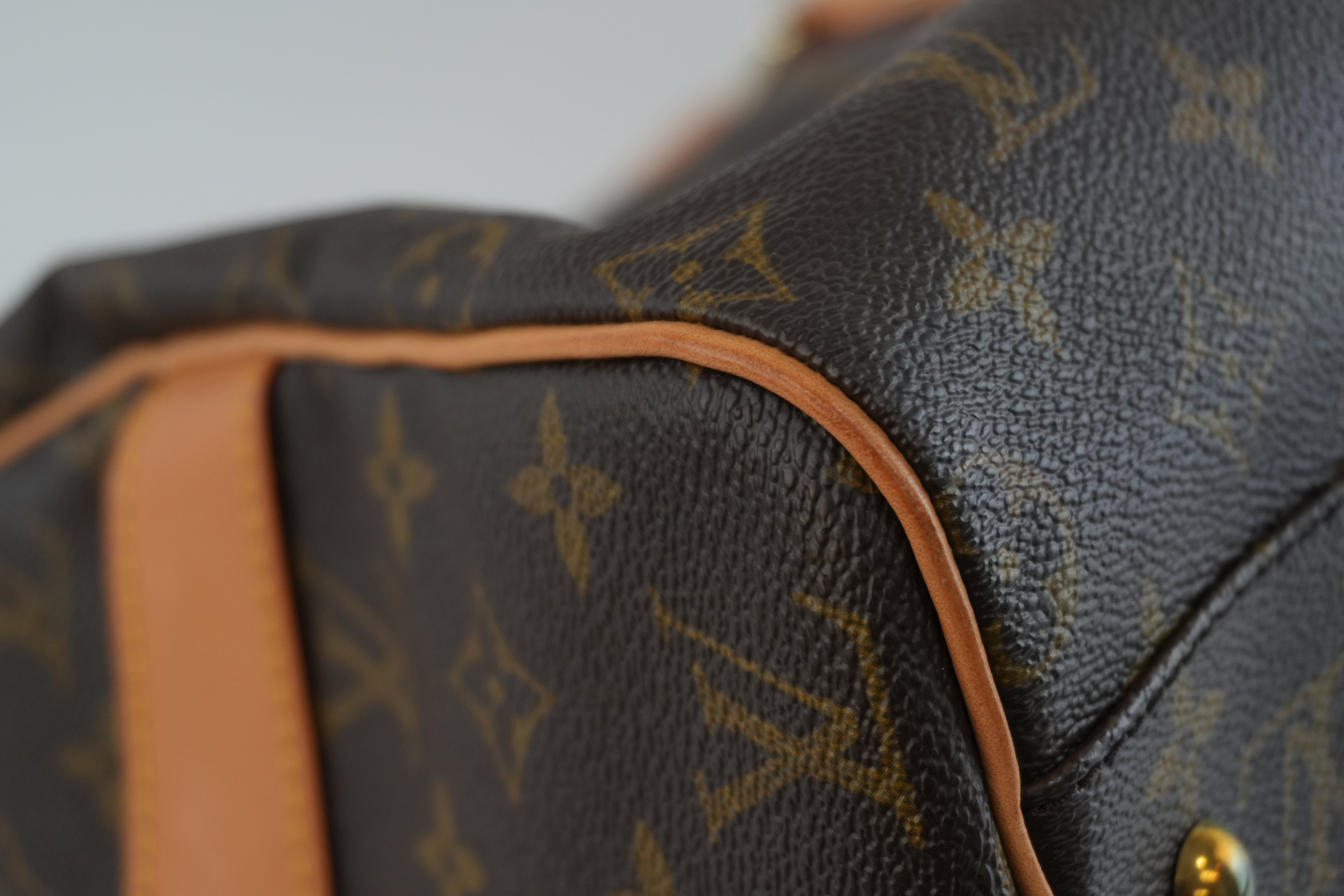 Louis Vuitton Monogram Carry All Travel Bag Used