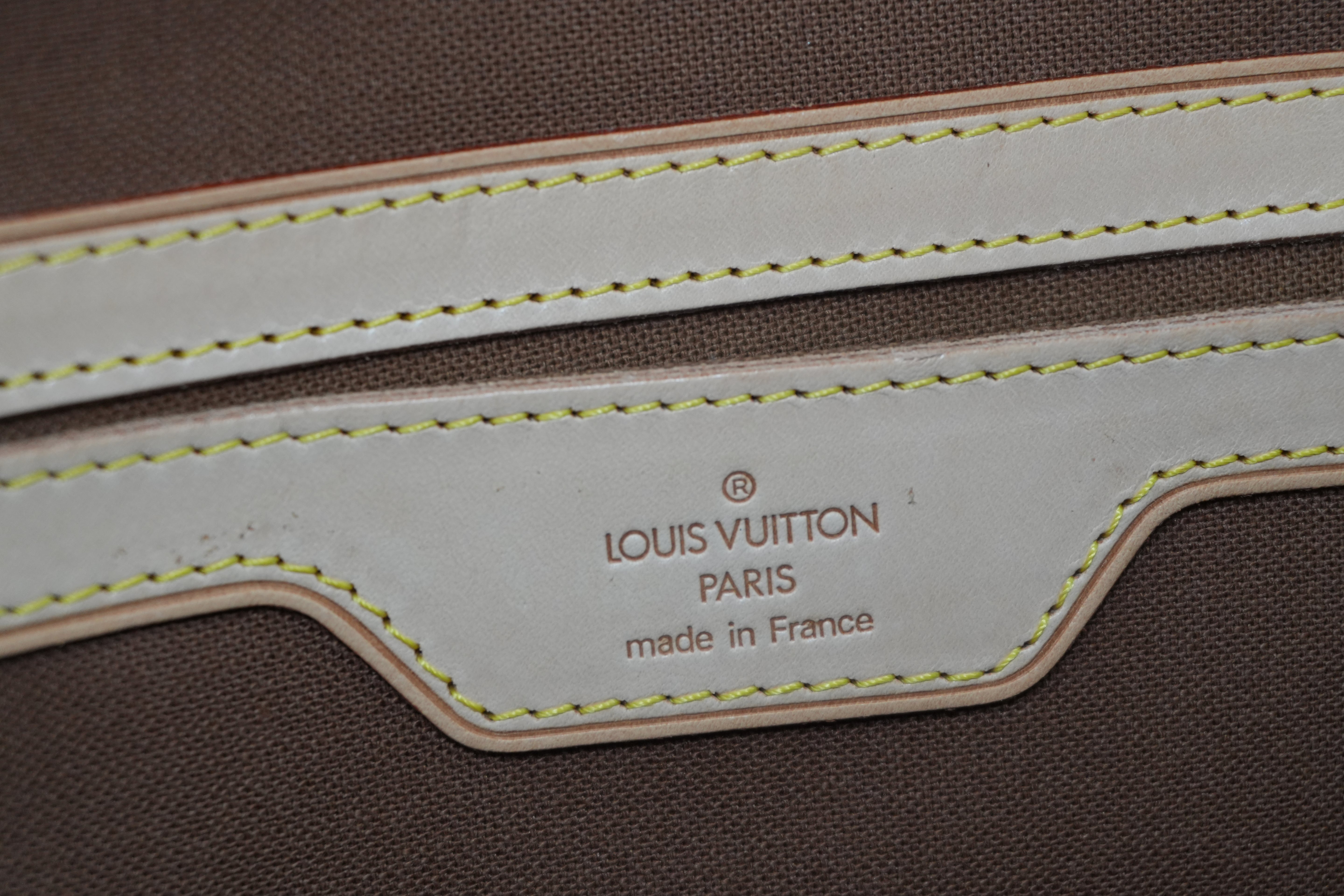 Louis Vuitton Monogram Carry All Travel Bag Used
