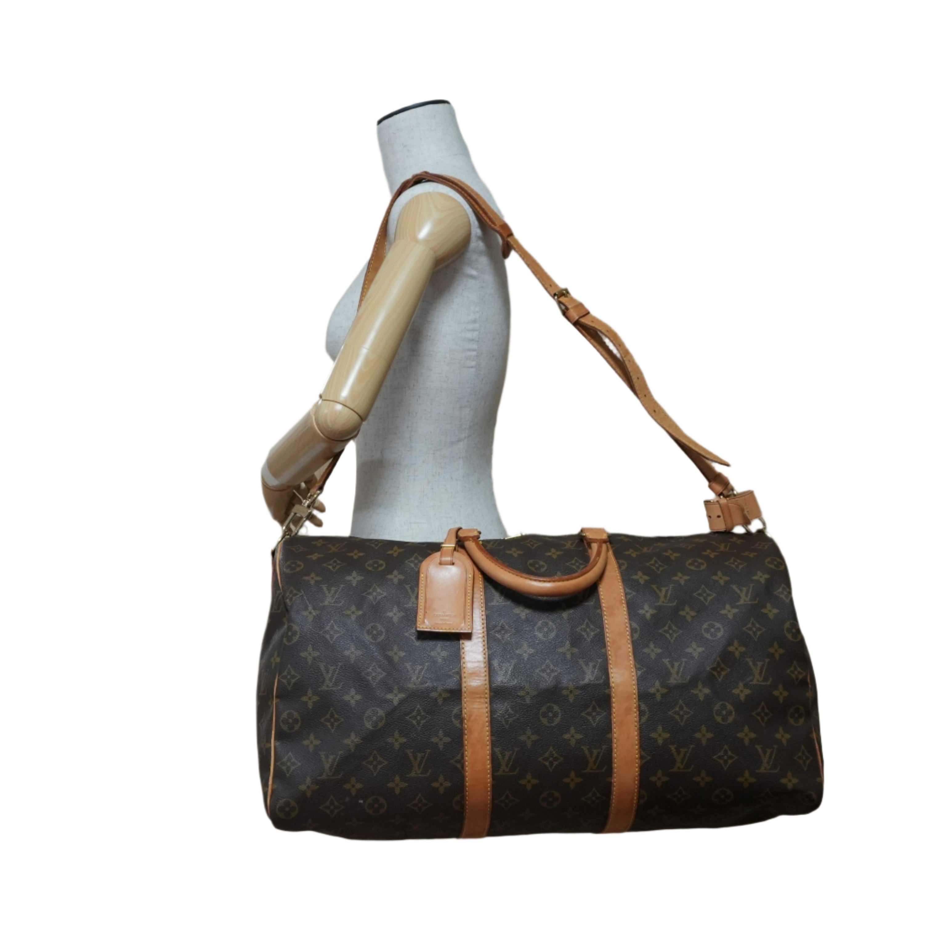 Louis Vuitton Monogram Keepall 50 Bandouliere Used