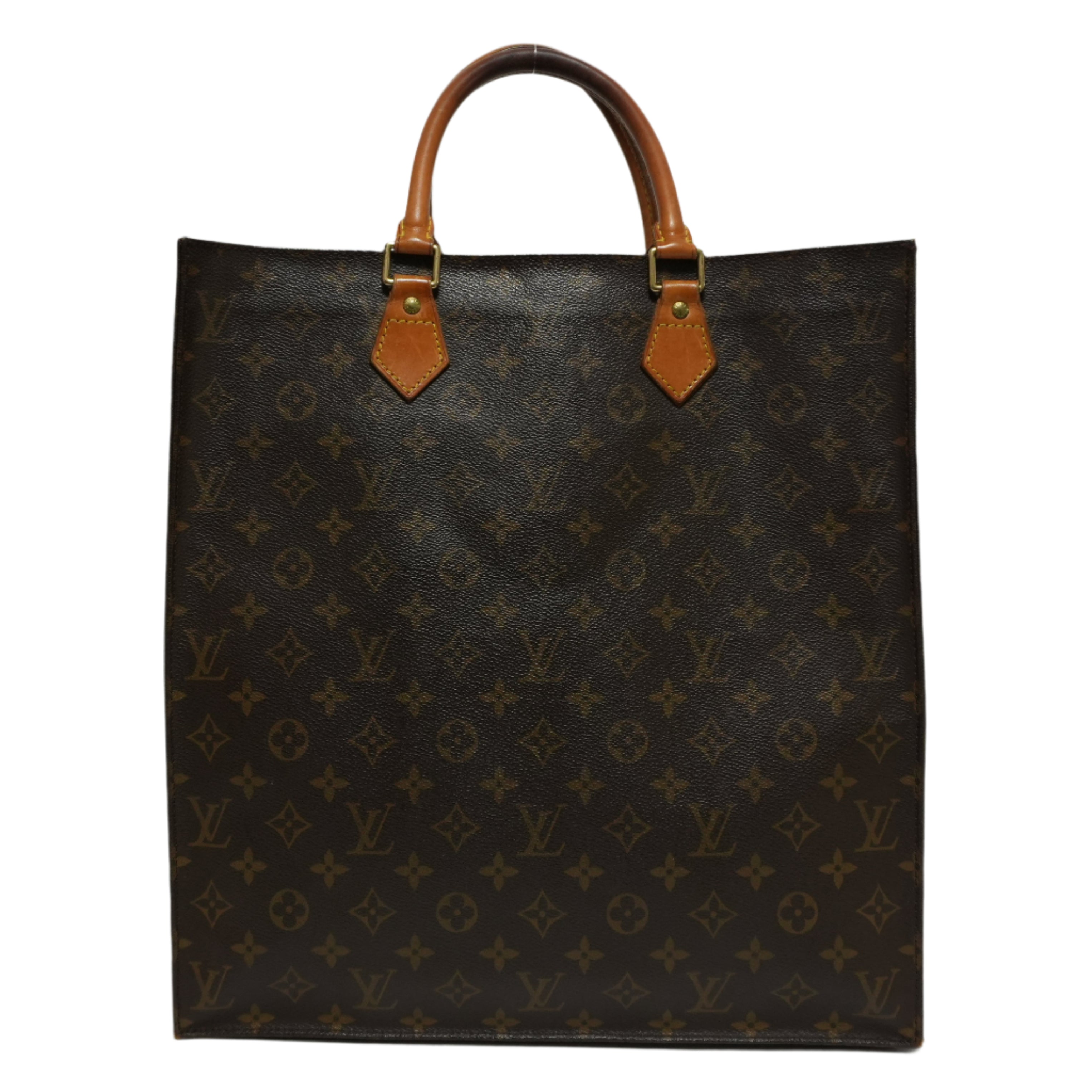 Louis Vuitton Monogram Sac Plat Handbag Used