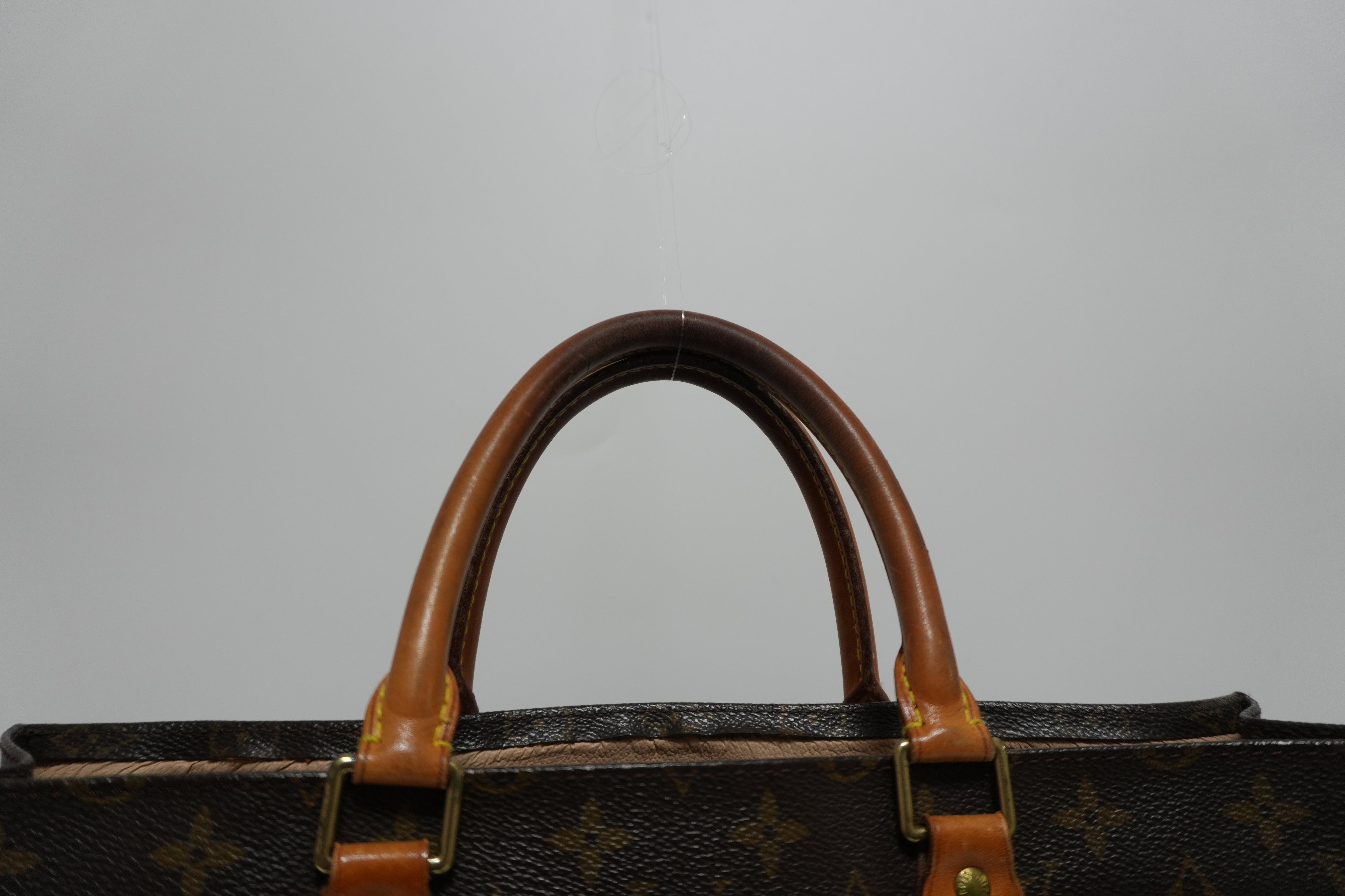 Louis Vuitton Monogram Sac Plat Handbag Used