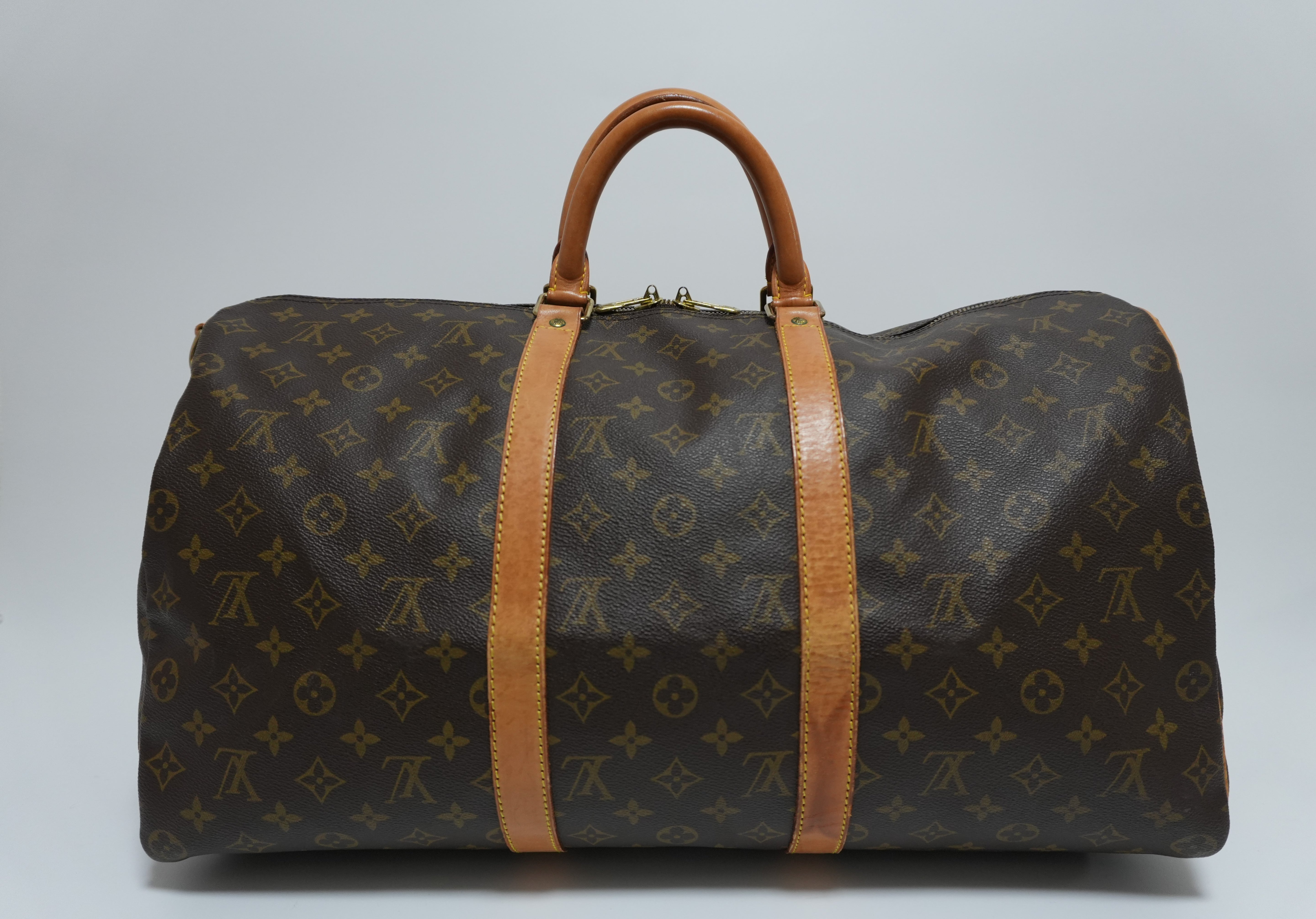 Louis Vuitton Monogram Keepall 50 Bandouliere Used