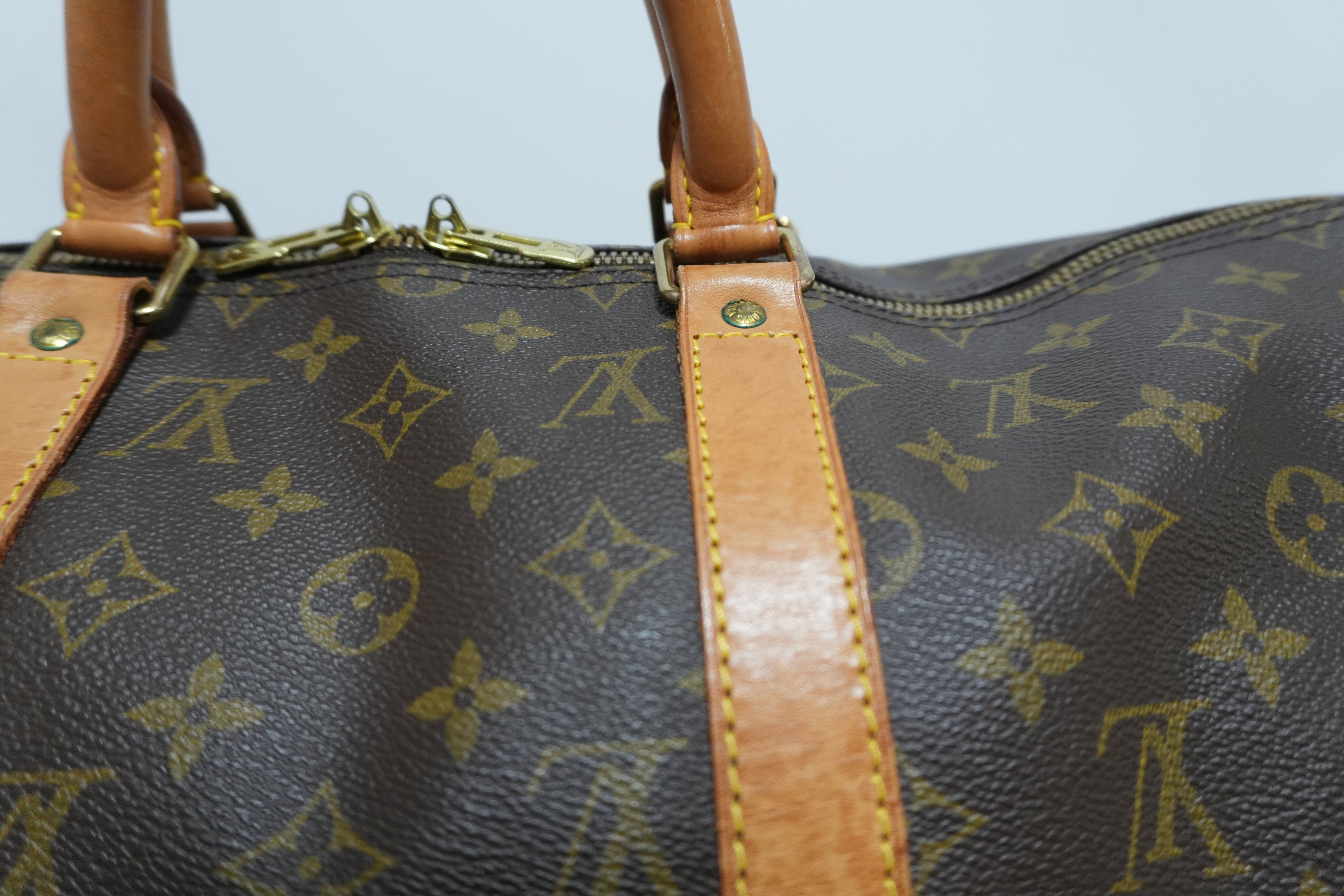 Louis Vuitton Monogram Keepall 50 Bandouliere Used