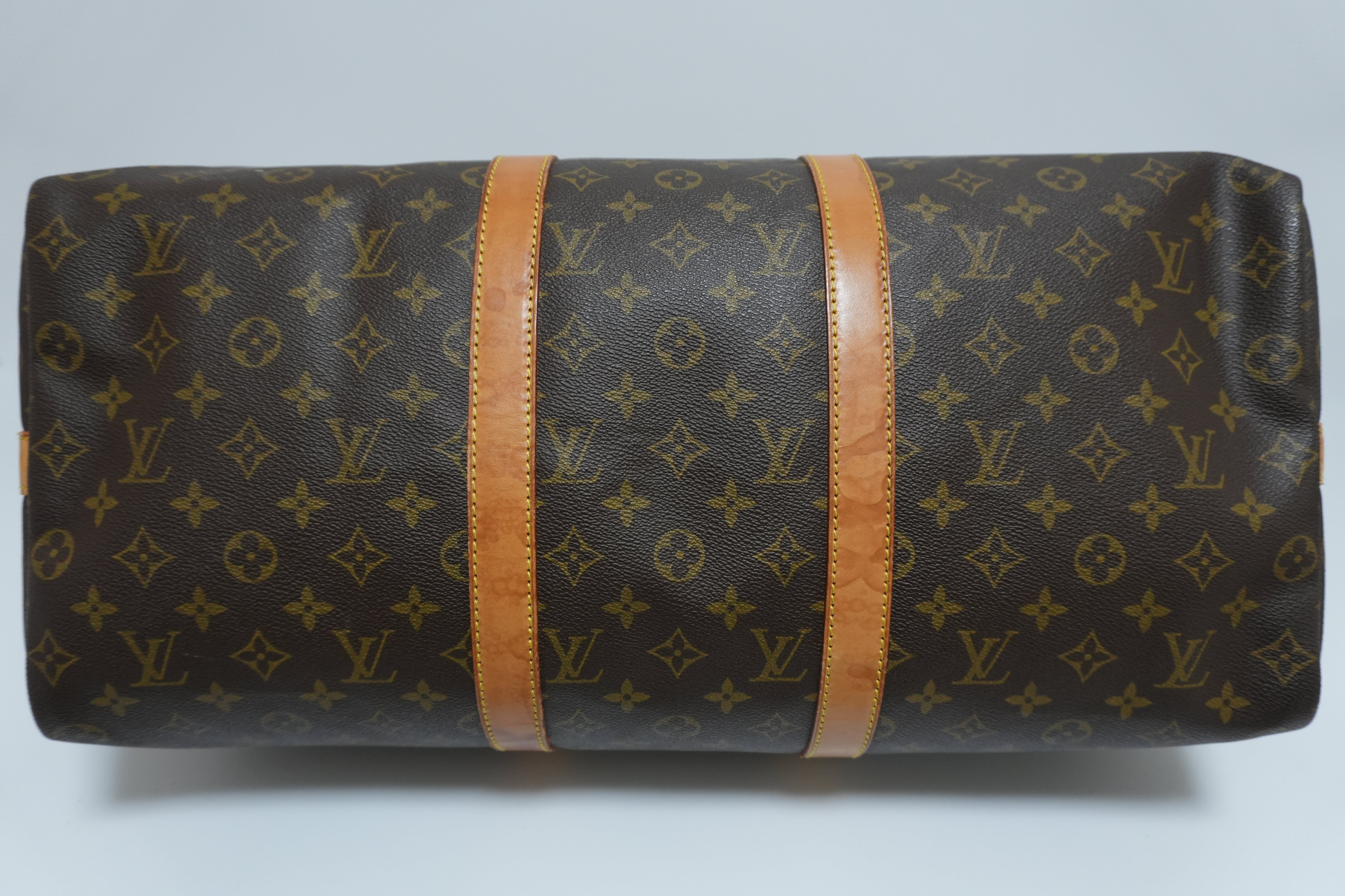 Louis Vuitton Monogram Keepall 50 Bandouliere Used