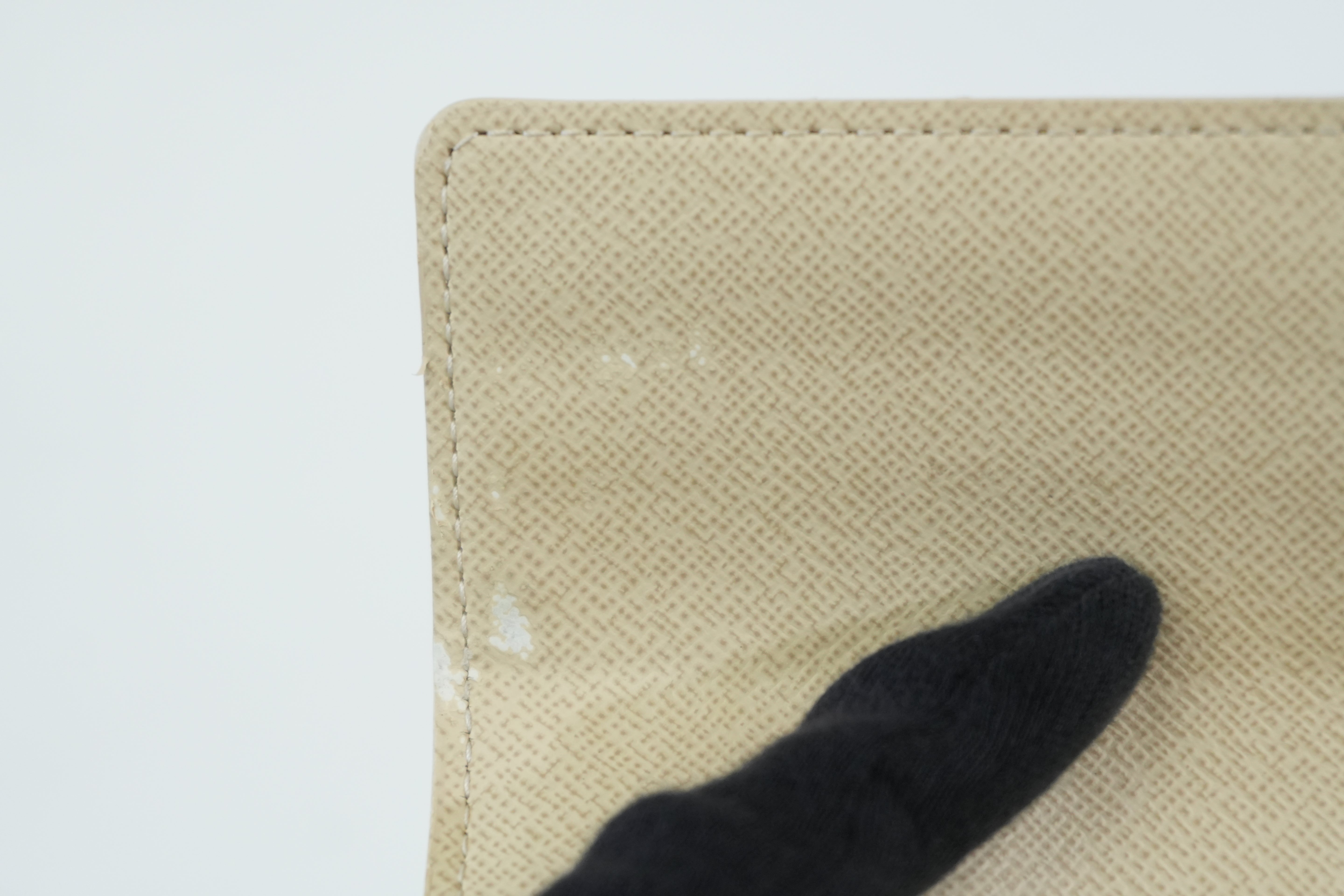 Pre-owned Louis Vuitton Damier Azur Sarah Wallet