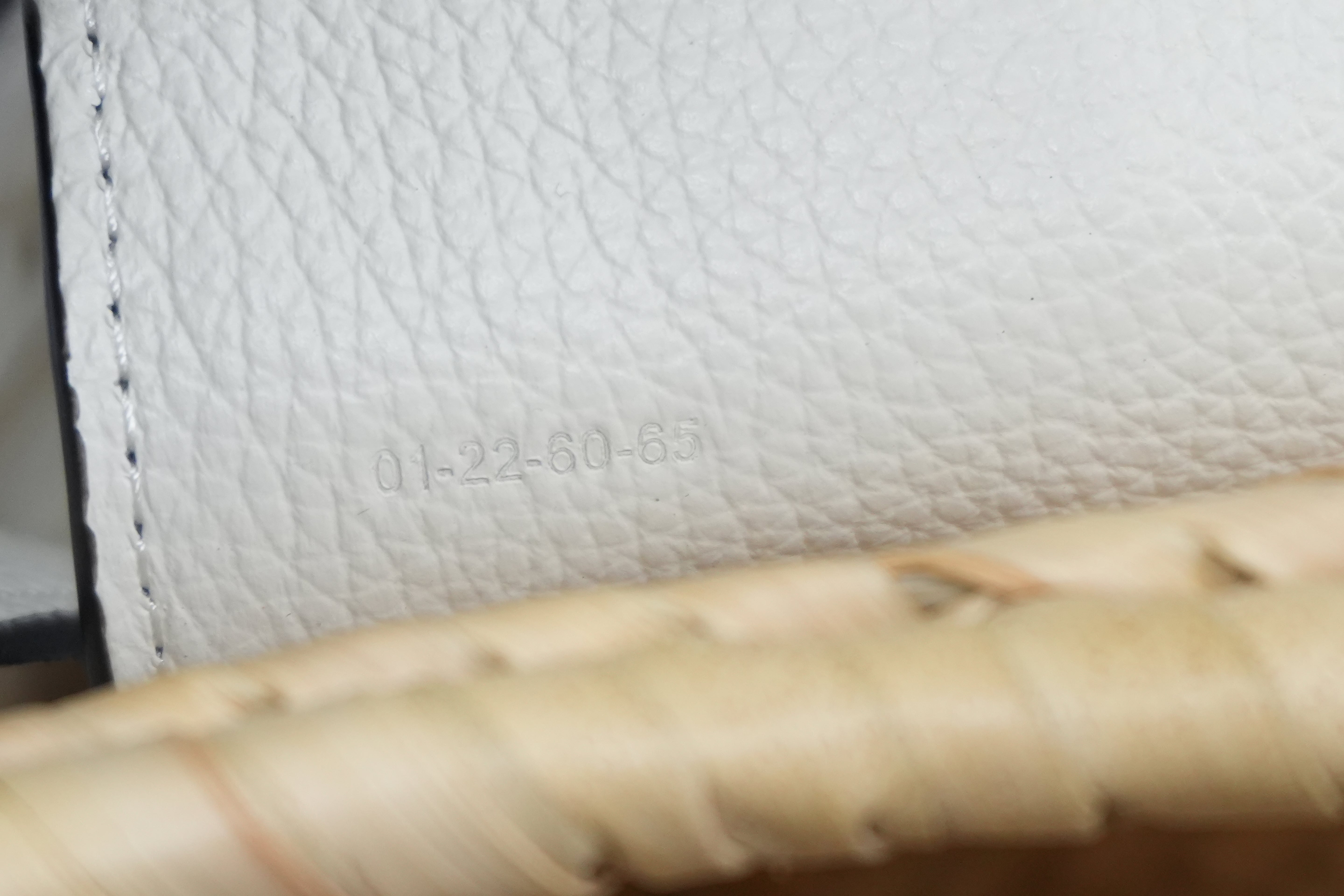 Pre-owned Chloe Raffia Shoulder Bag White