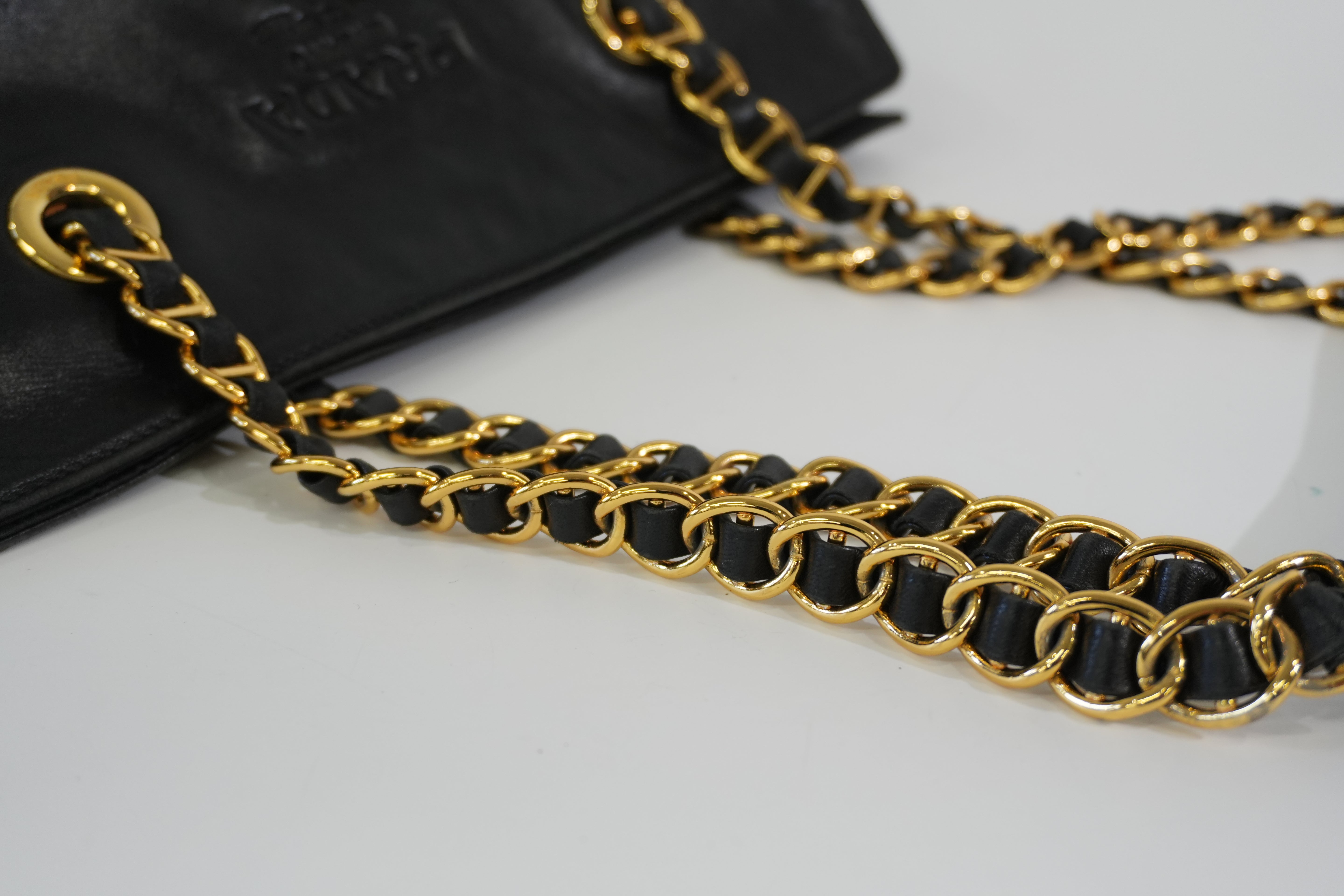 Pre-owned Prada Chain Shoulder Bag Black