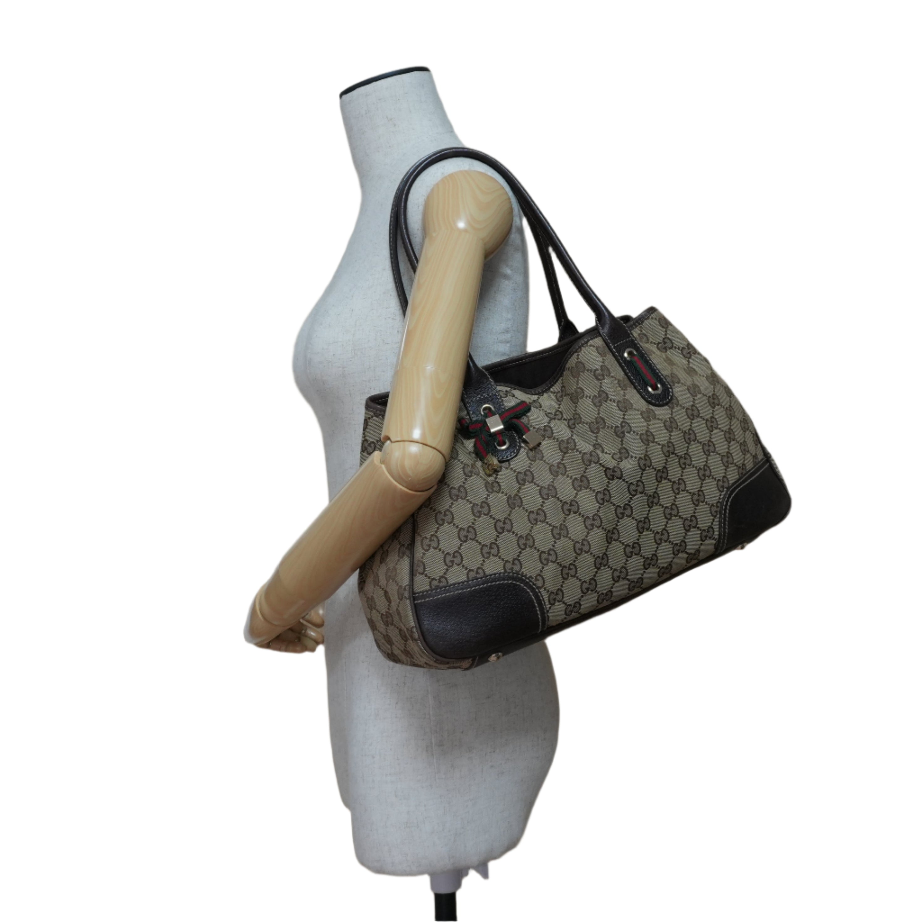 Gucci Canvas Sheryline Shoulder Bag Used