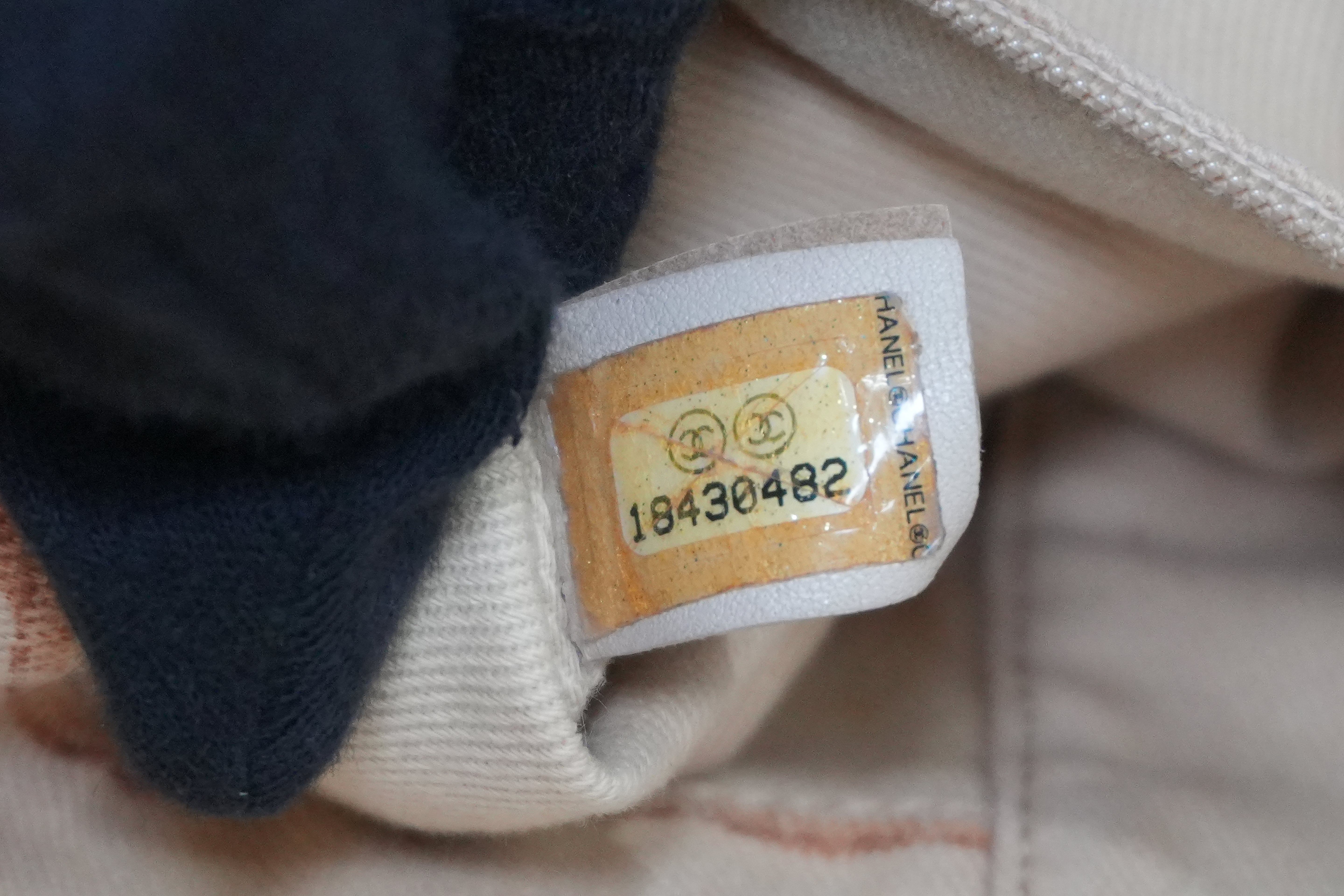 Pre-owned Chanel Deauville Tote Bag Blue Denim