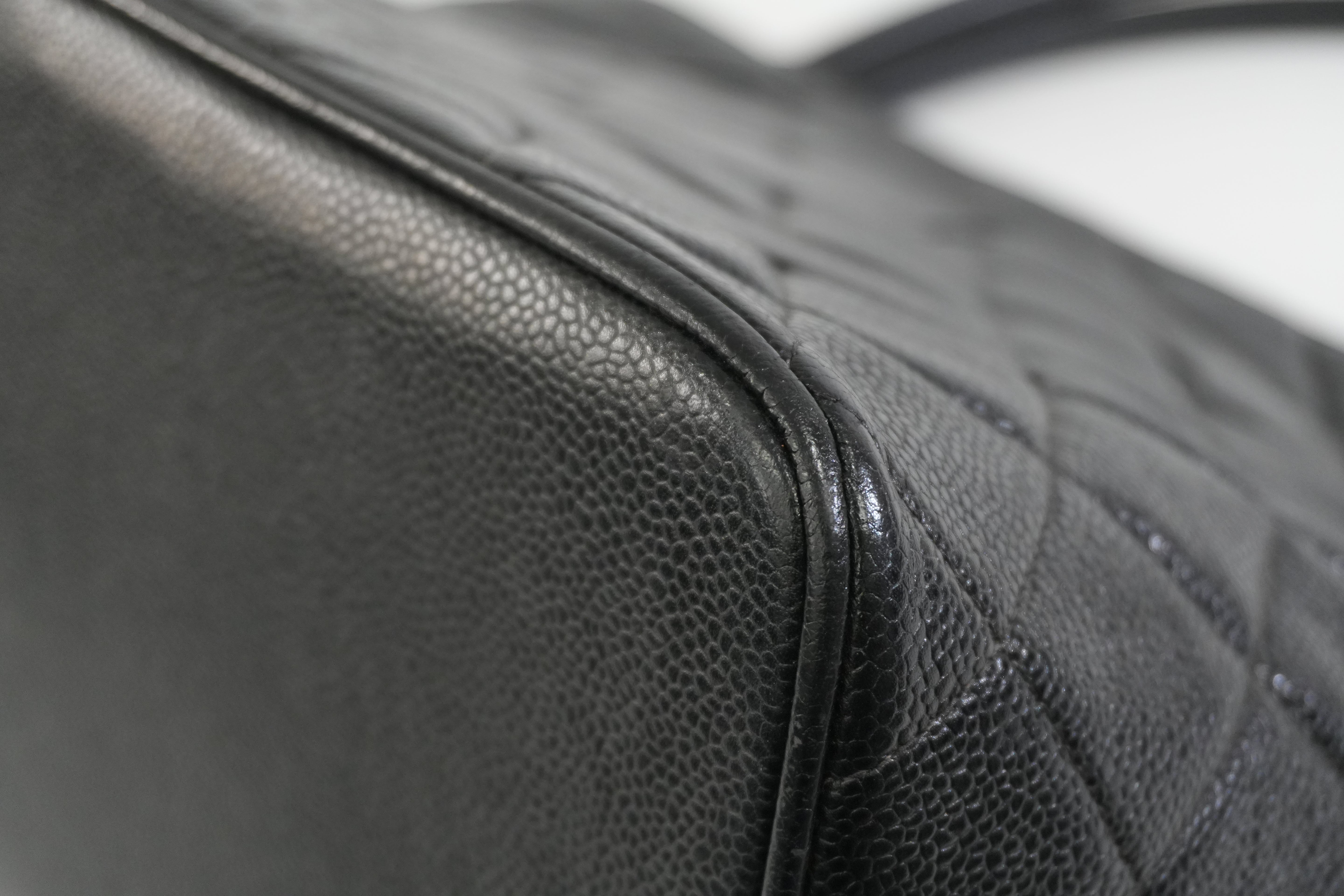 Pre-owned Chanel Medallion Tote Bag Black Gold Hardware