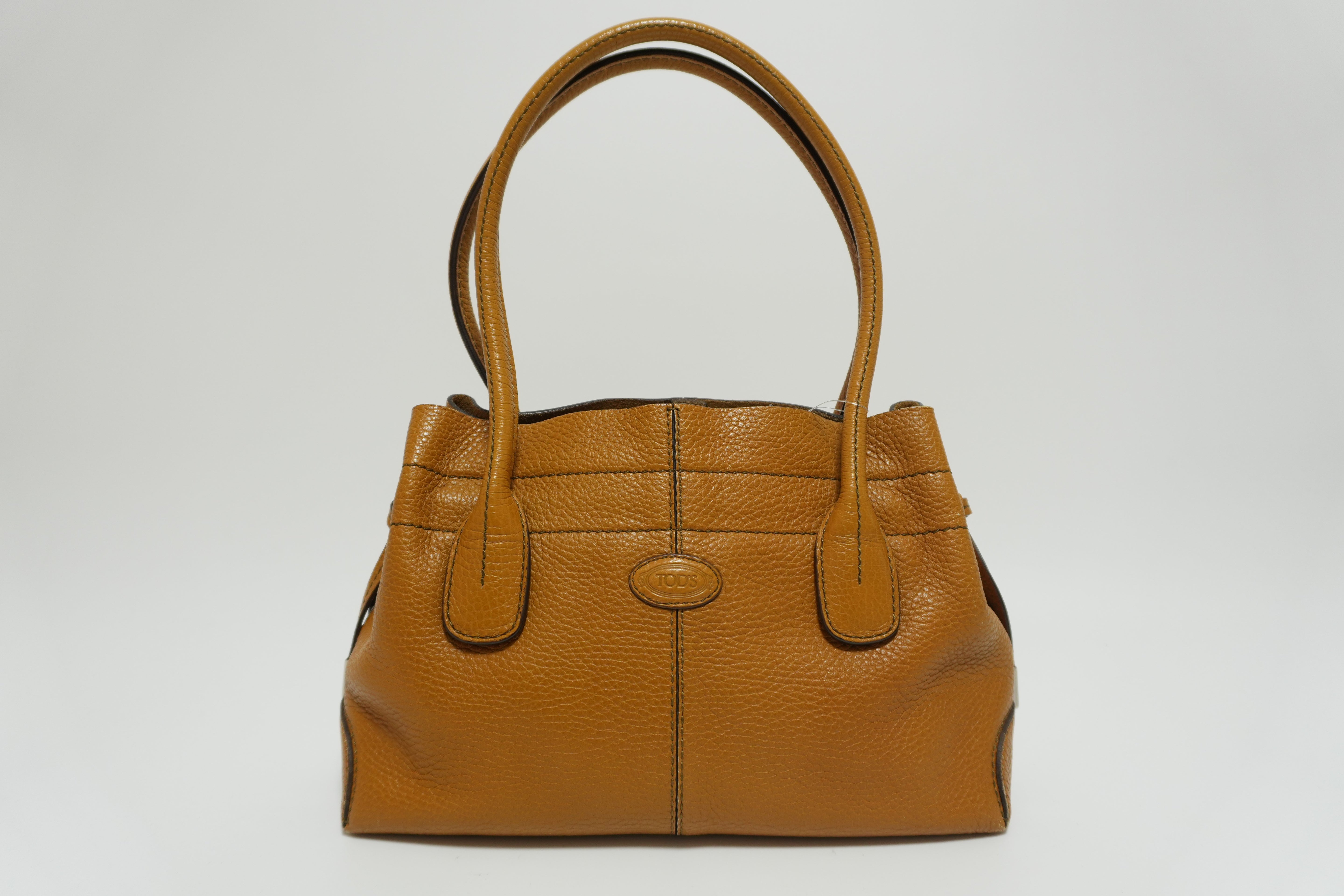 Tod's Leather Handbag Brown Used