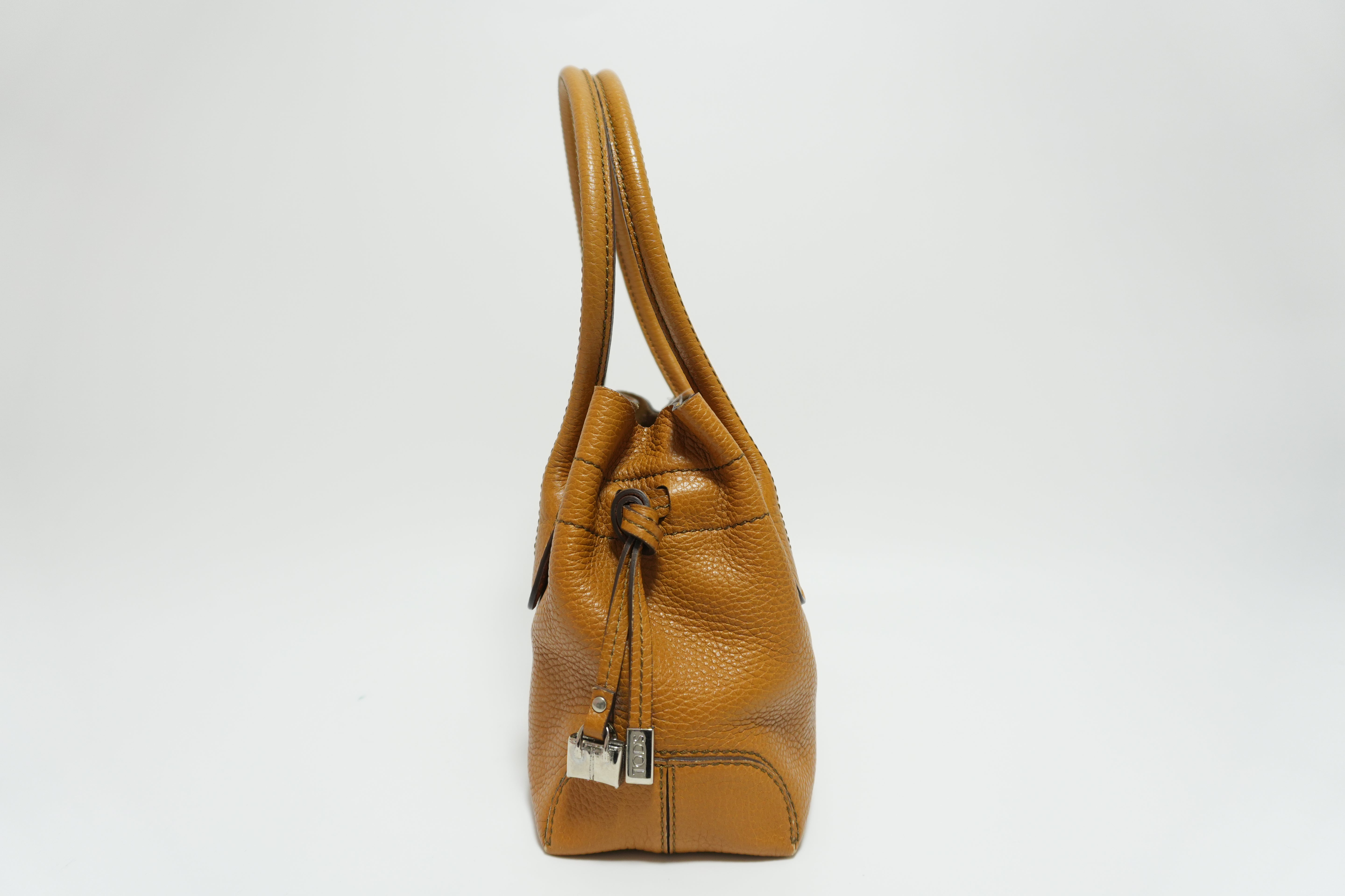 Tod's Leather Handbag Brown Used