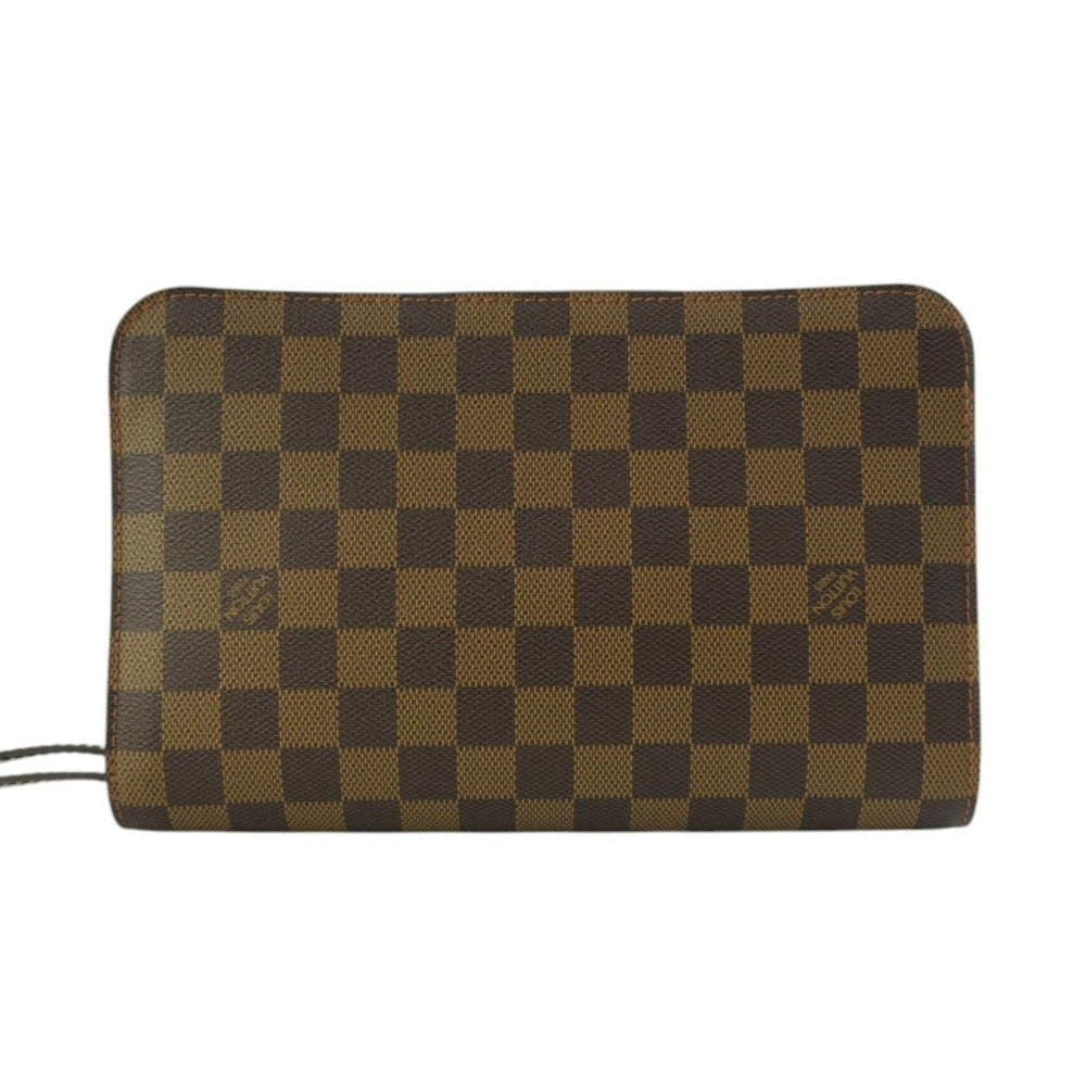 Louis Vuitton Damier Ebene Wrist Clutch Used