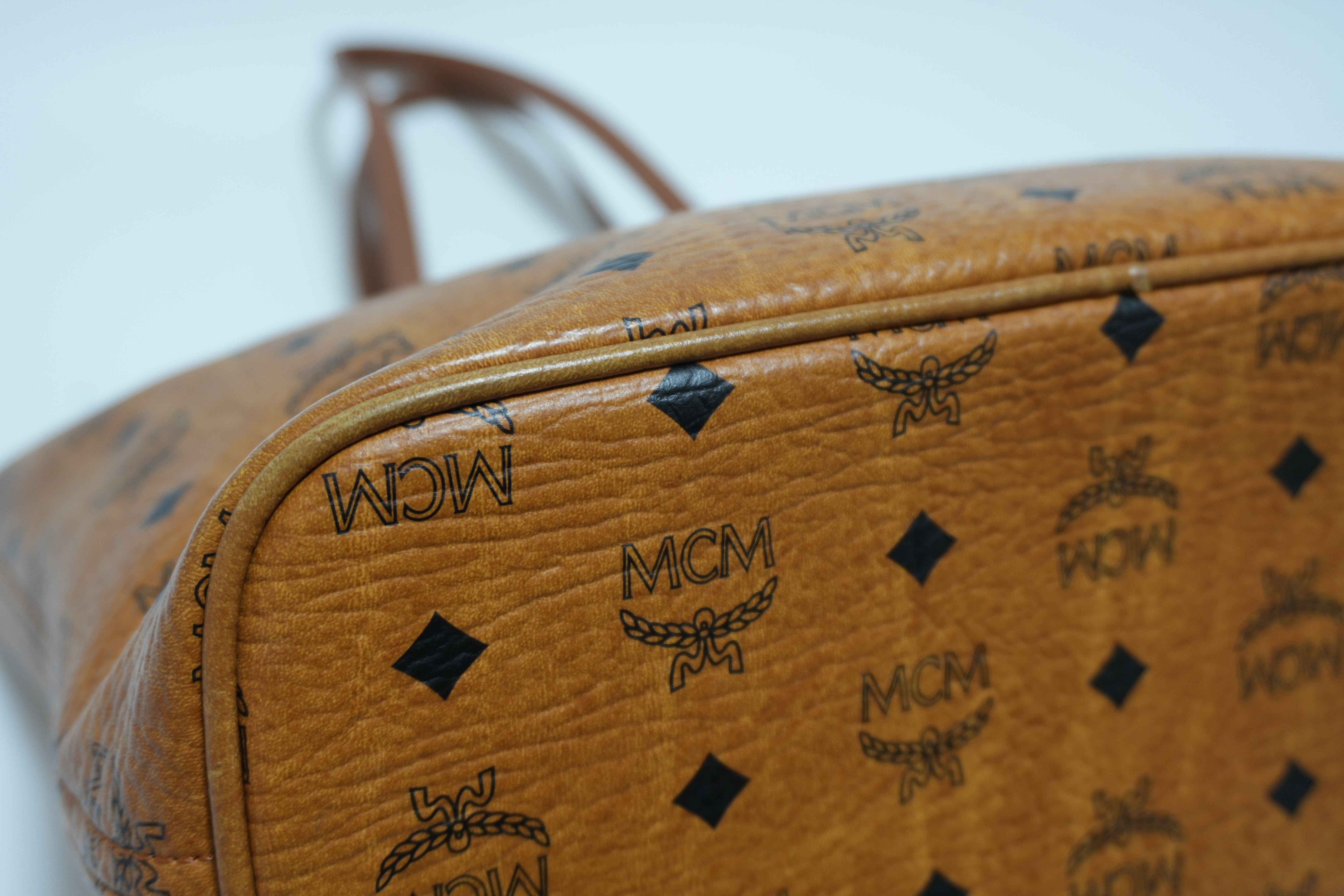 MCM Visetos Tote Bag Used