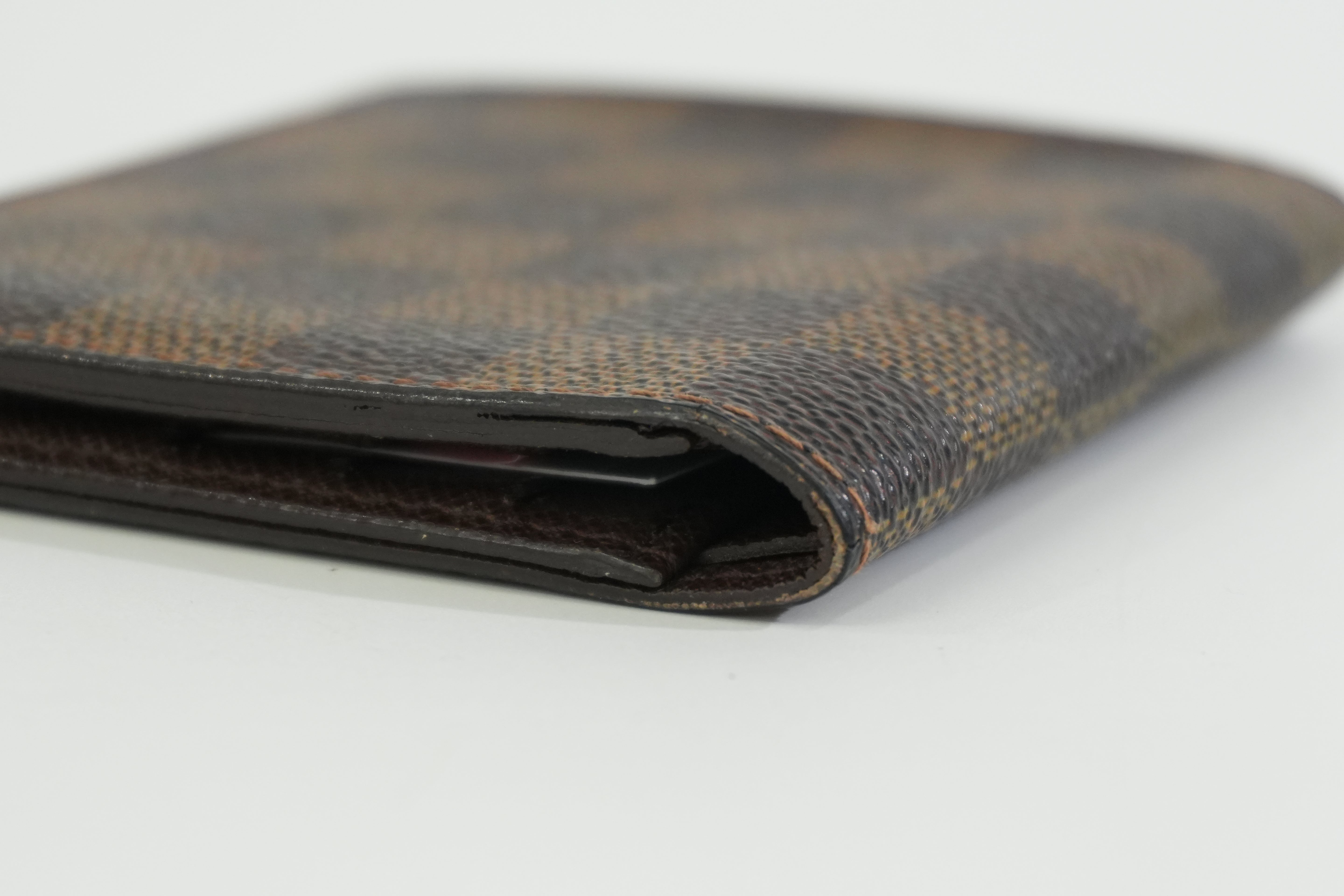 Pre-owned Louis Vuitton Damier Ebene Bifold Wallet