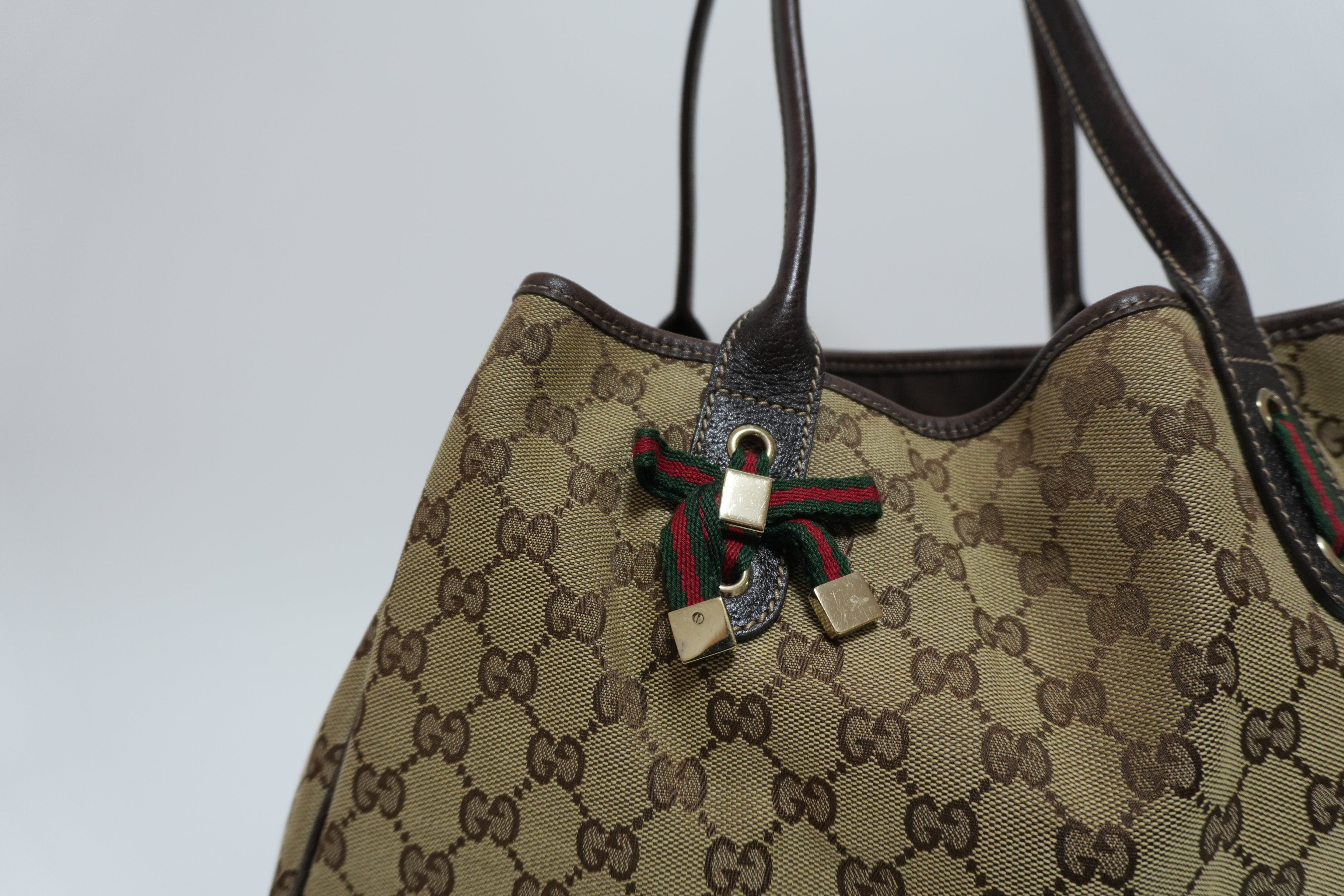 Gucci Canvas Sheryline Shoulder Bag Used