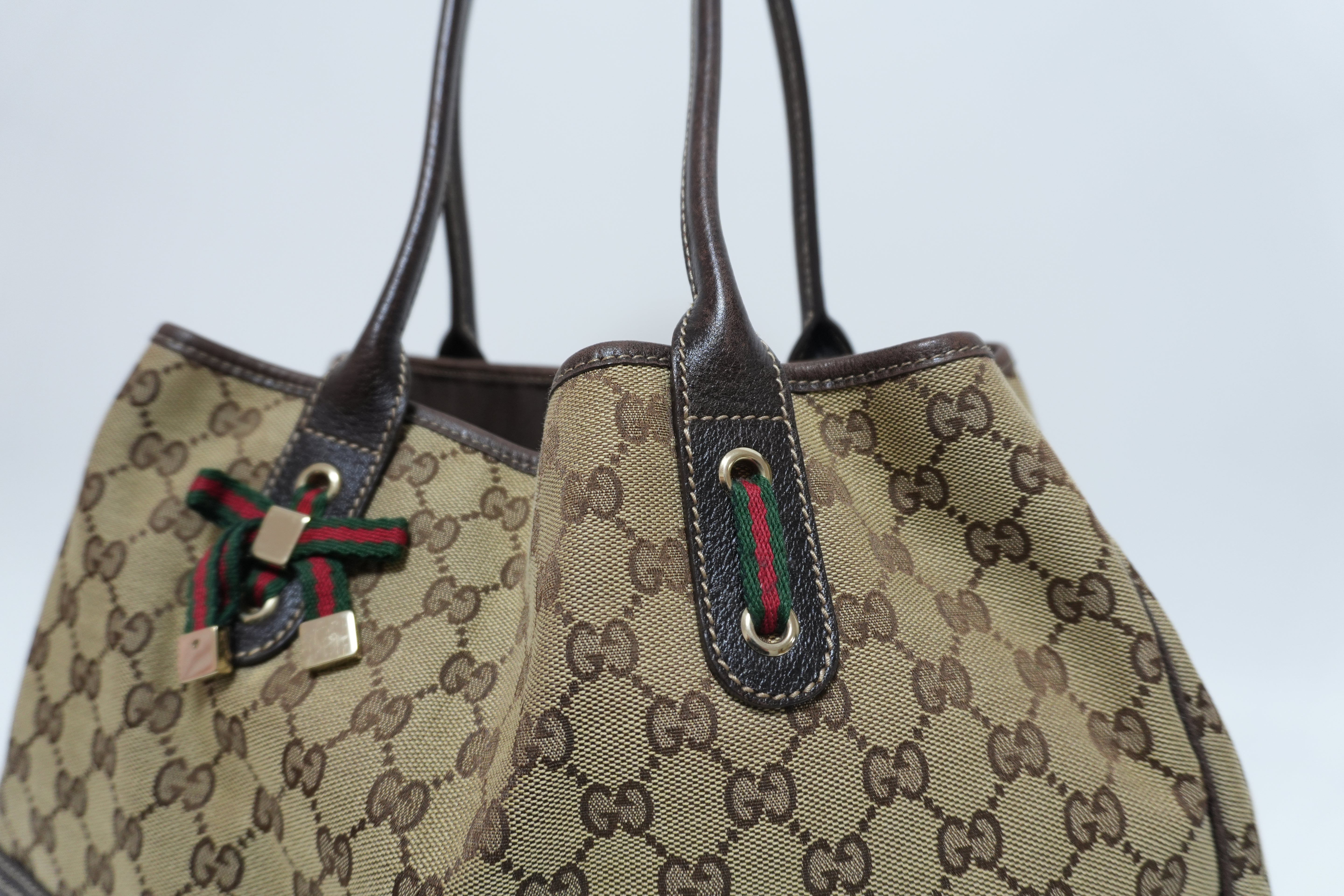 Gucci Canvas Sheryline Shoulder Bag Used