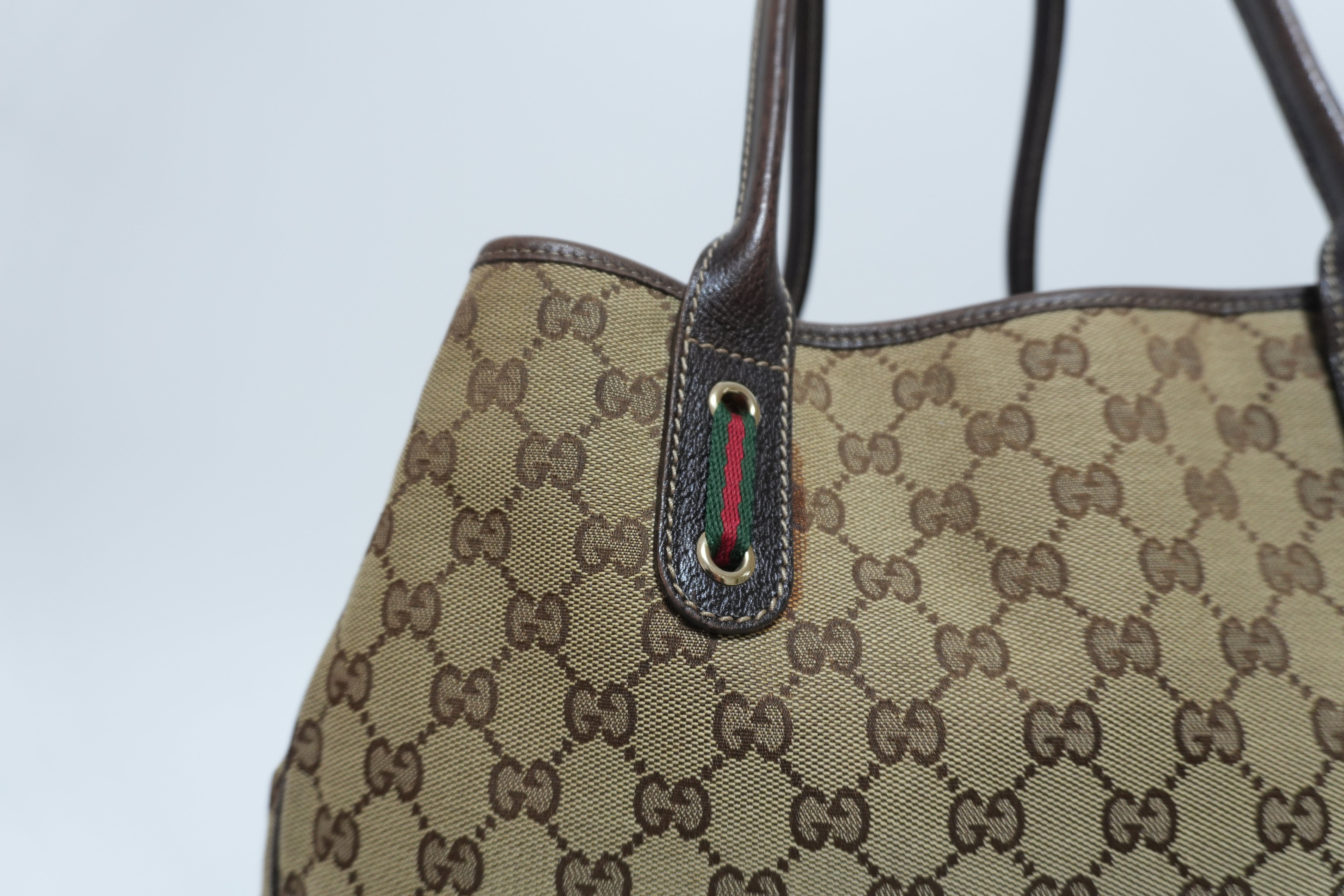 Gucci Canvas Sheryline Shoulder Bag Used