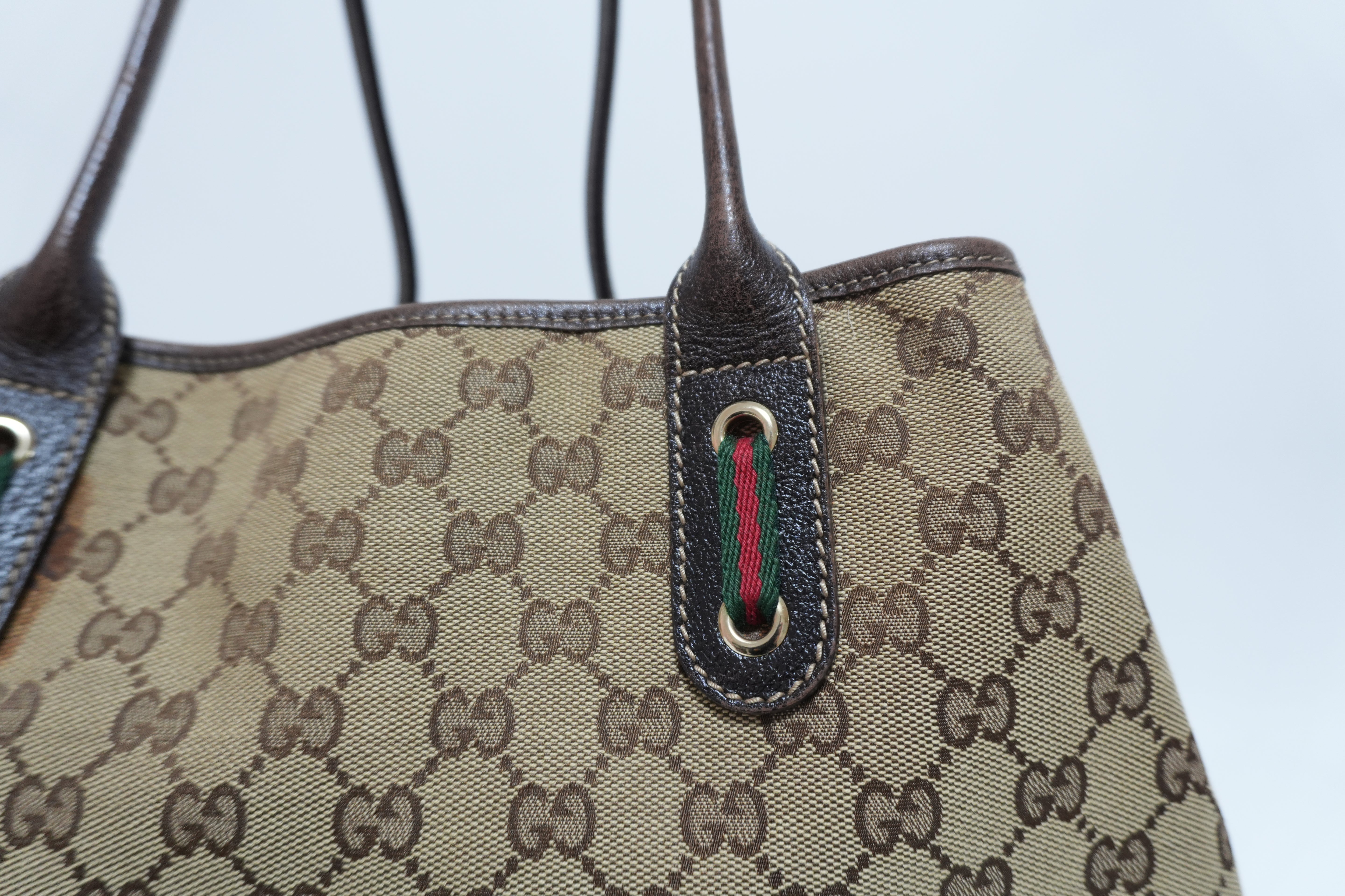 Gucci Canvas Sheryline Shoulder Bag Used