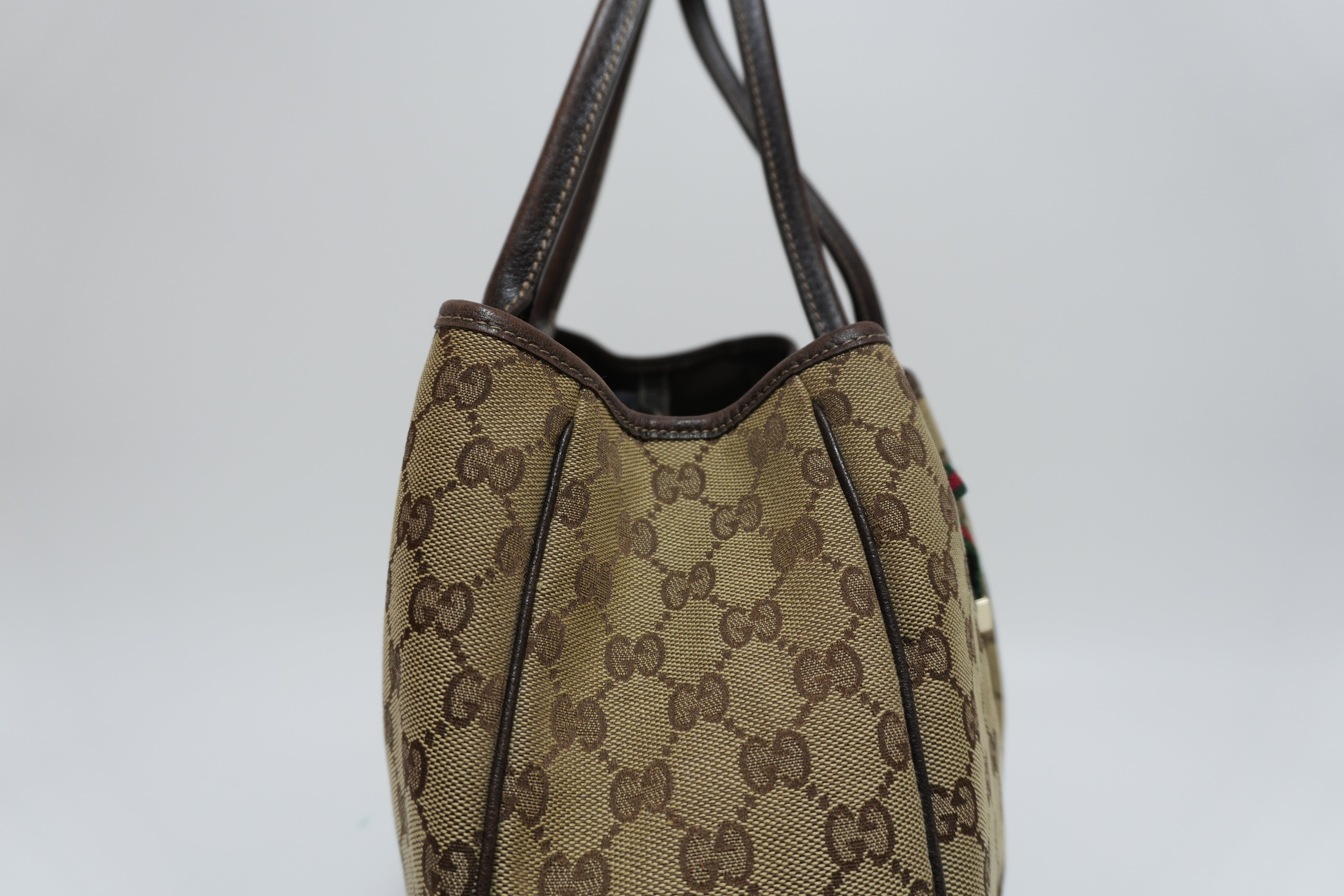 Gucci Canvas Sheryline Shoulder Bag Used