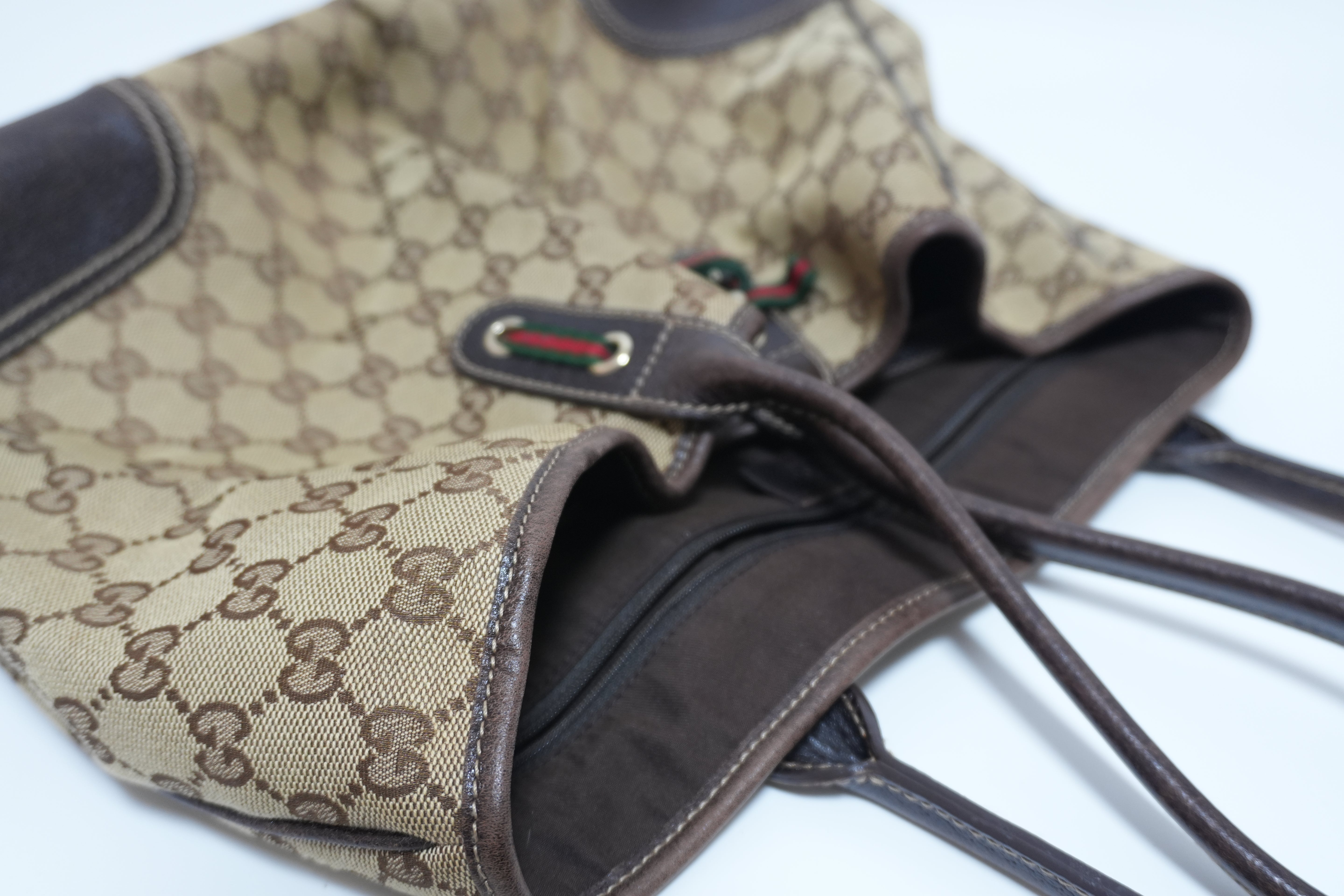 Gucci Canvas Sheryline Shoulder Bag Used