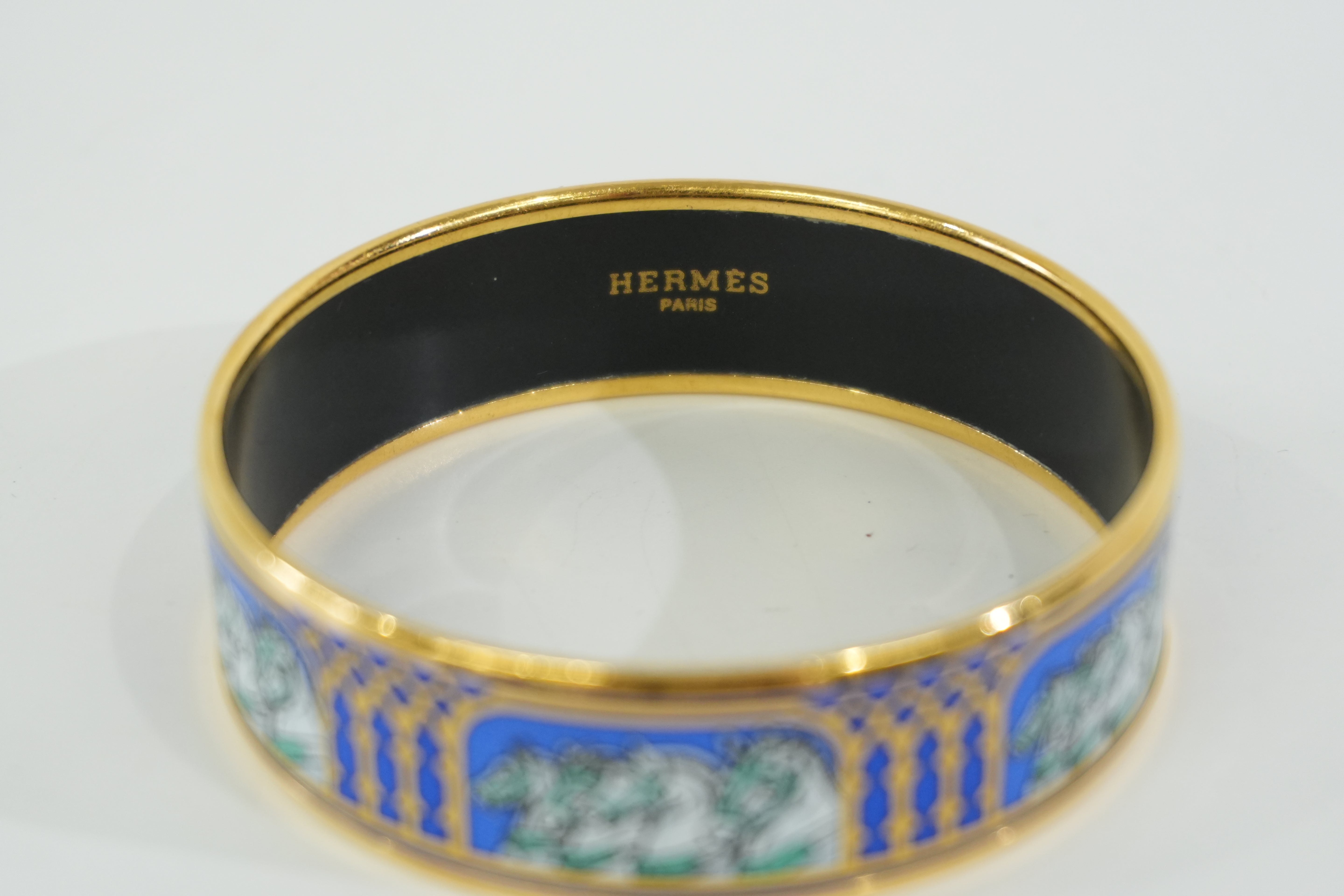 Pre-owned Hermes Bangle Blue