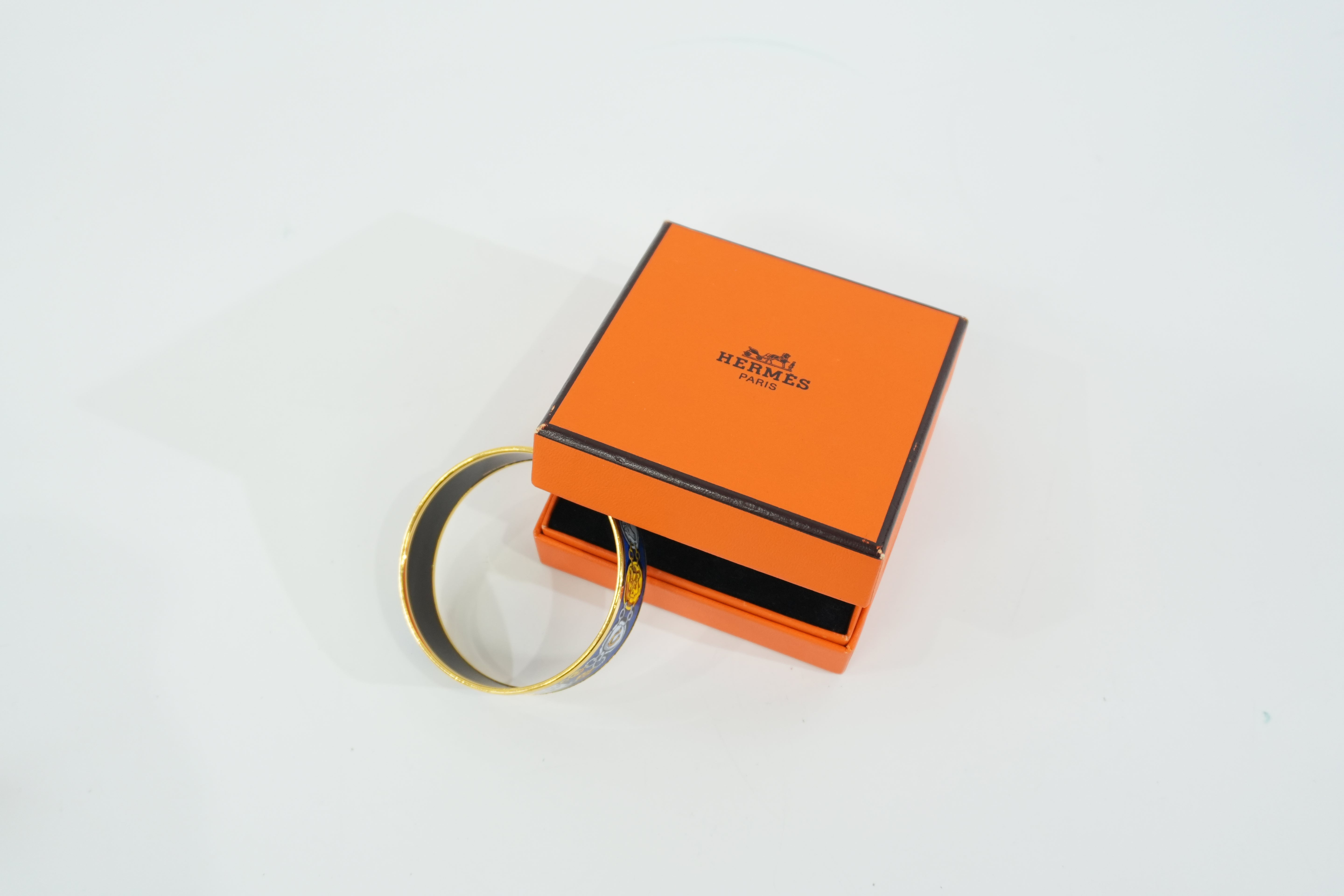 Pre-owned Hermes Bangle Blue