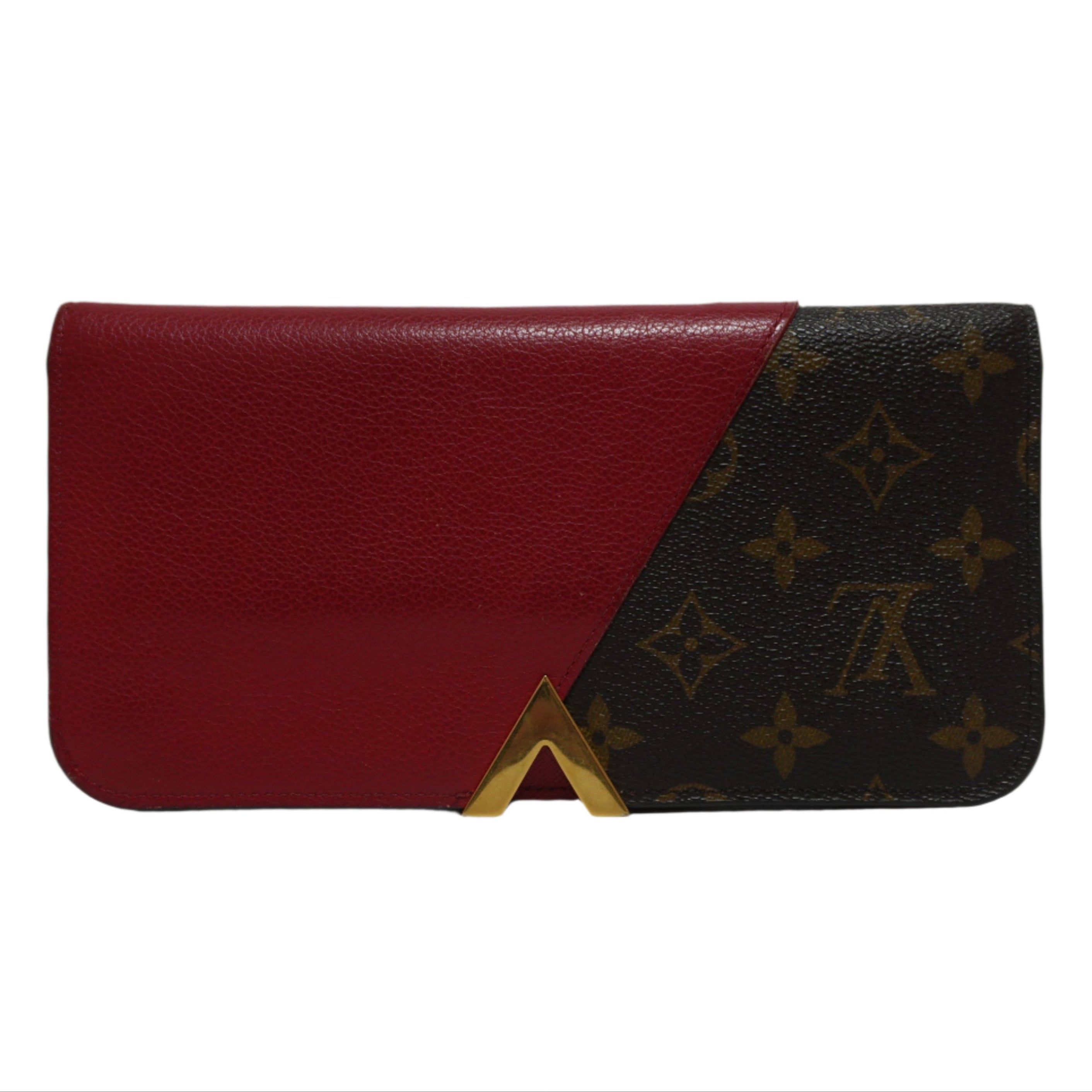 Louis Vuitton Monogram Kimono Wallet Red Used