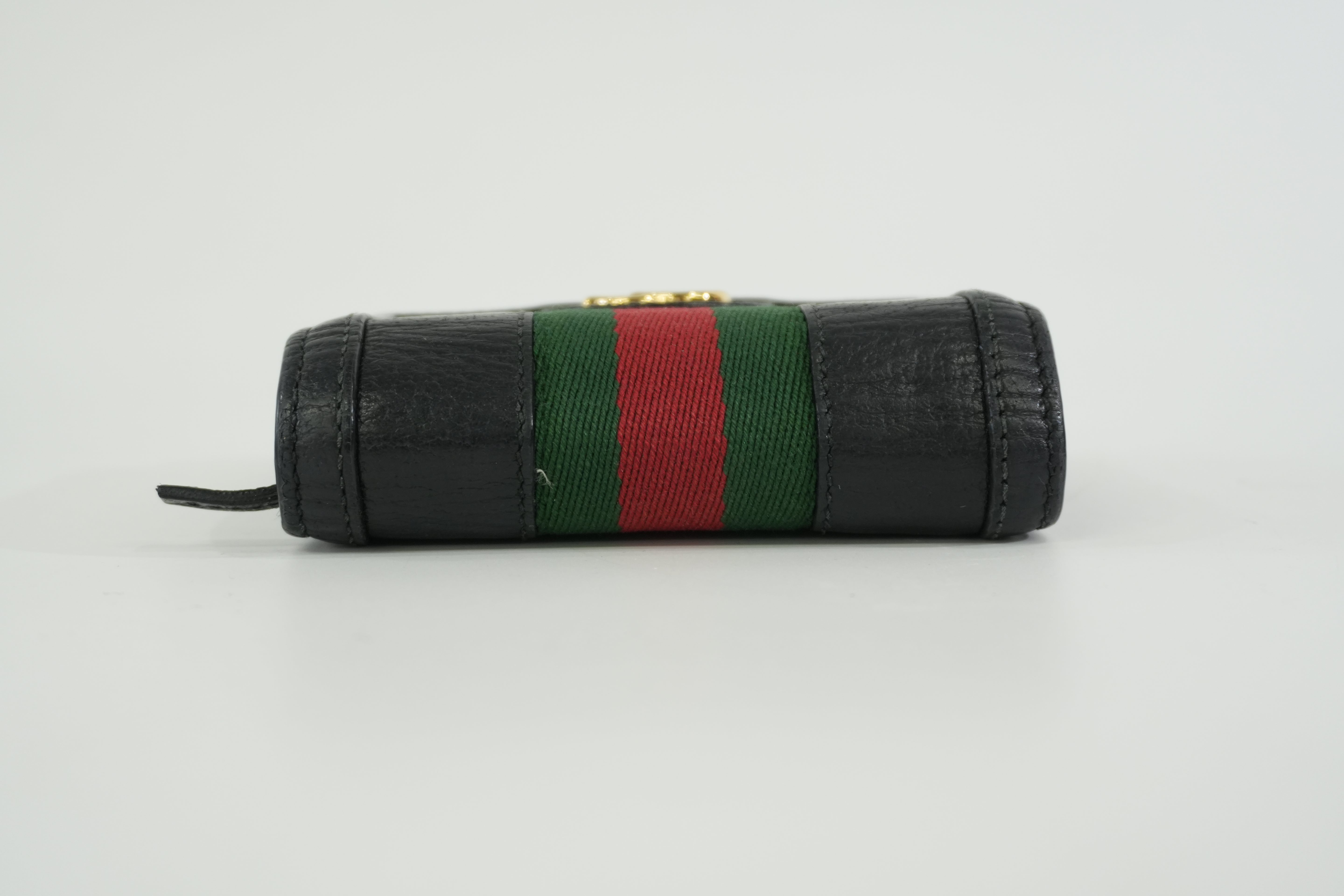 Pre-owned Gucci Trifold Wallet Black