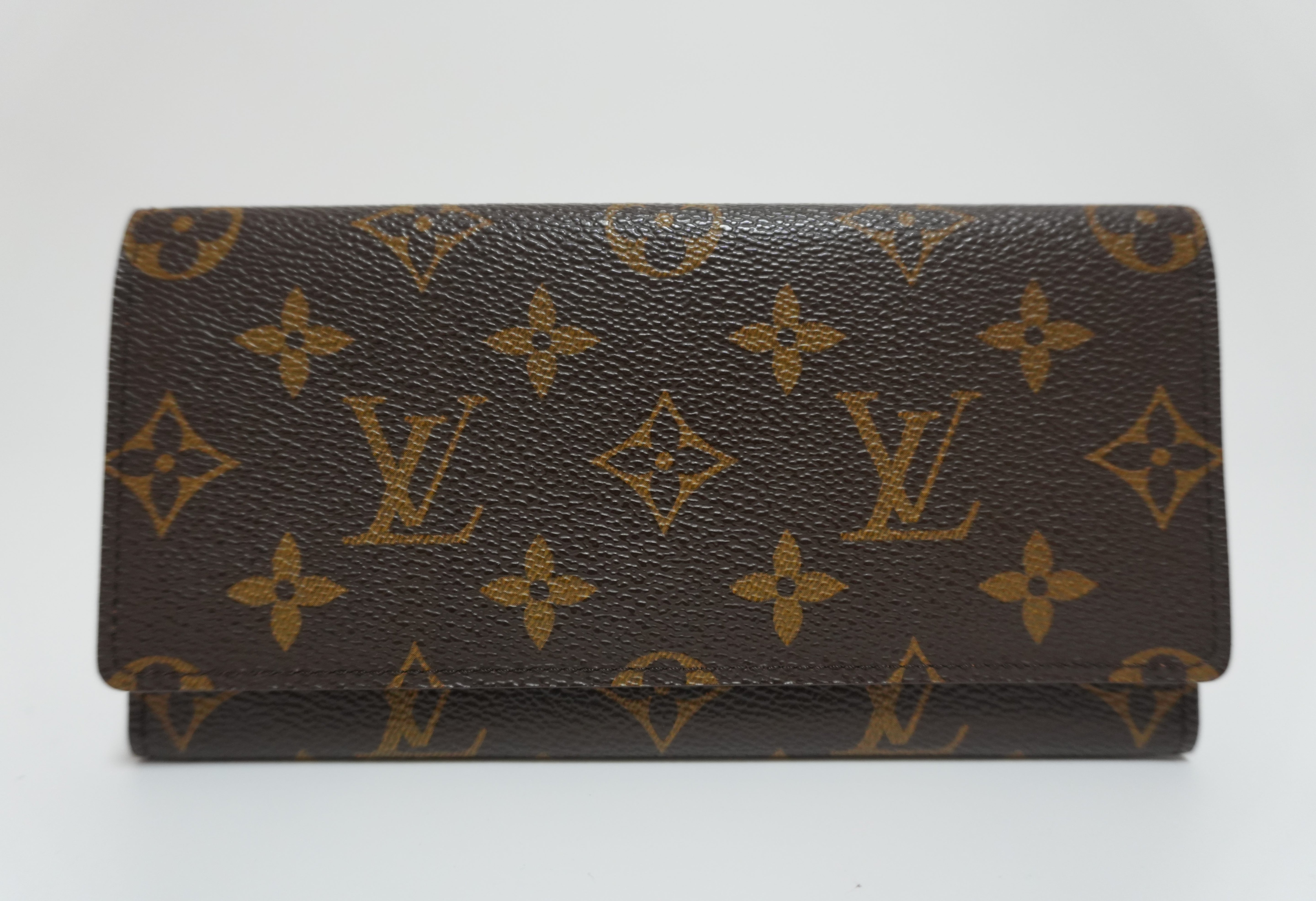 Louis Vuitton Monogram Long Wallet Used