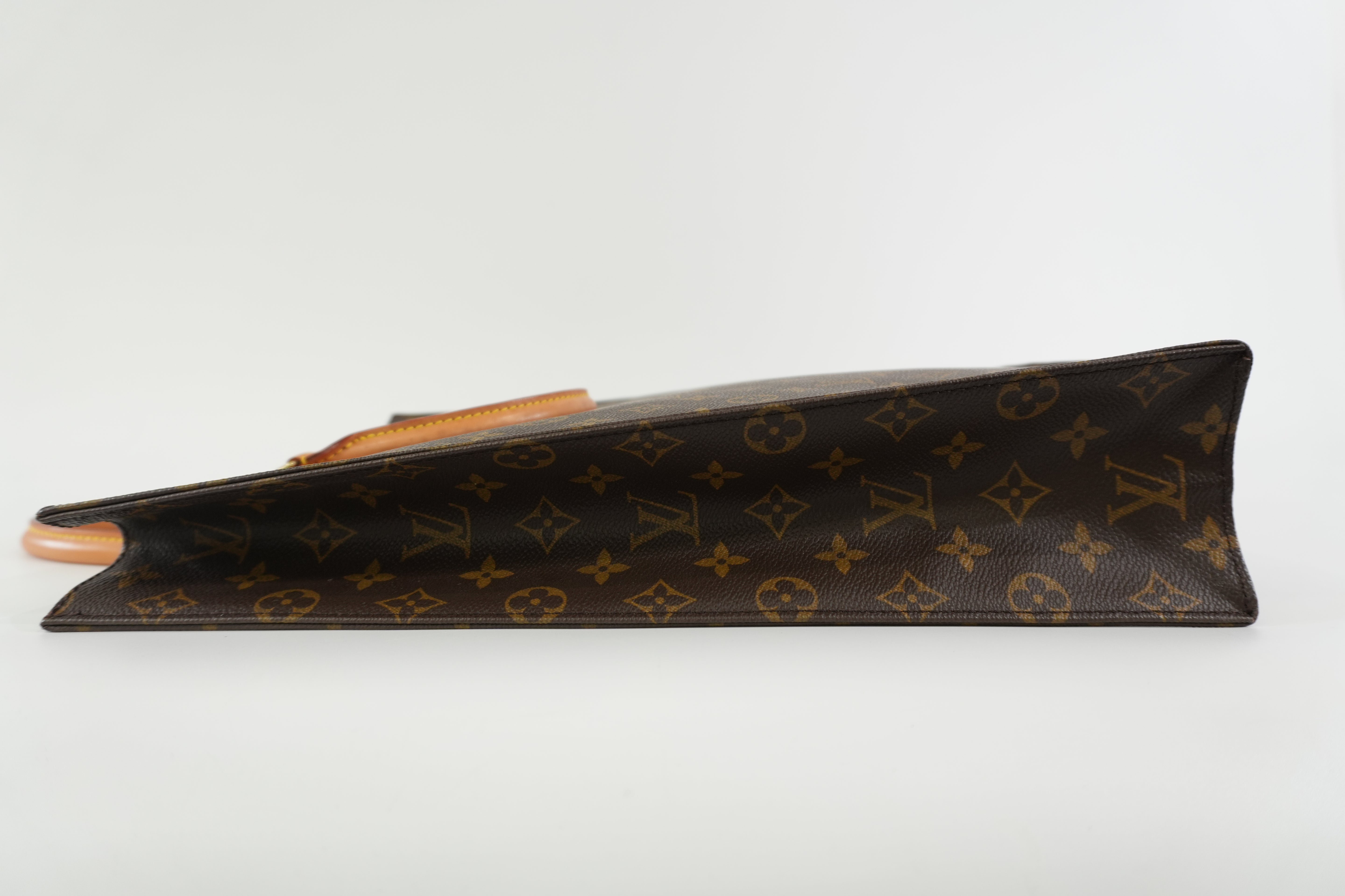 Pre-owned Louis Vuitton Monogram Sac Plat Handbag