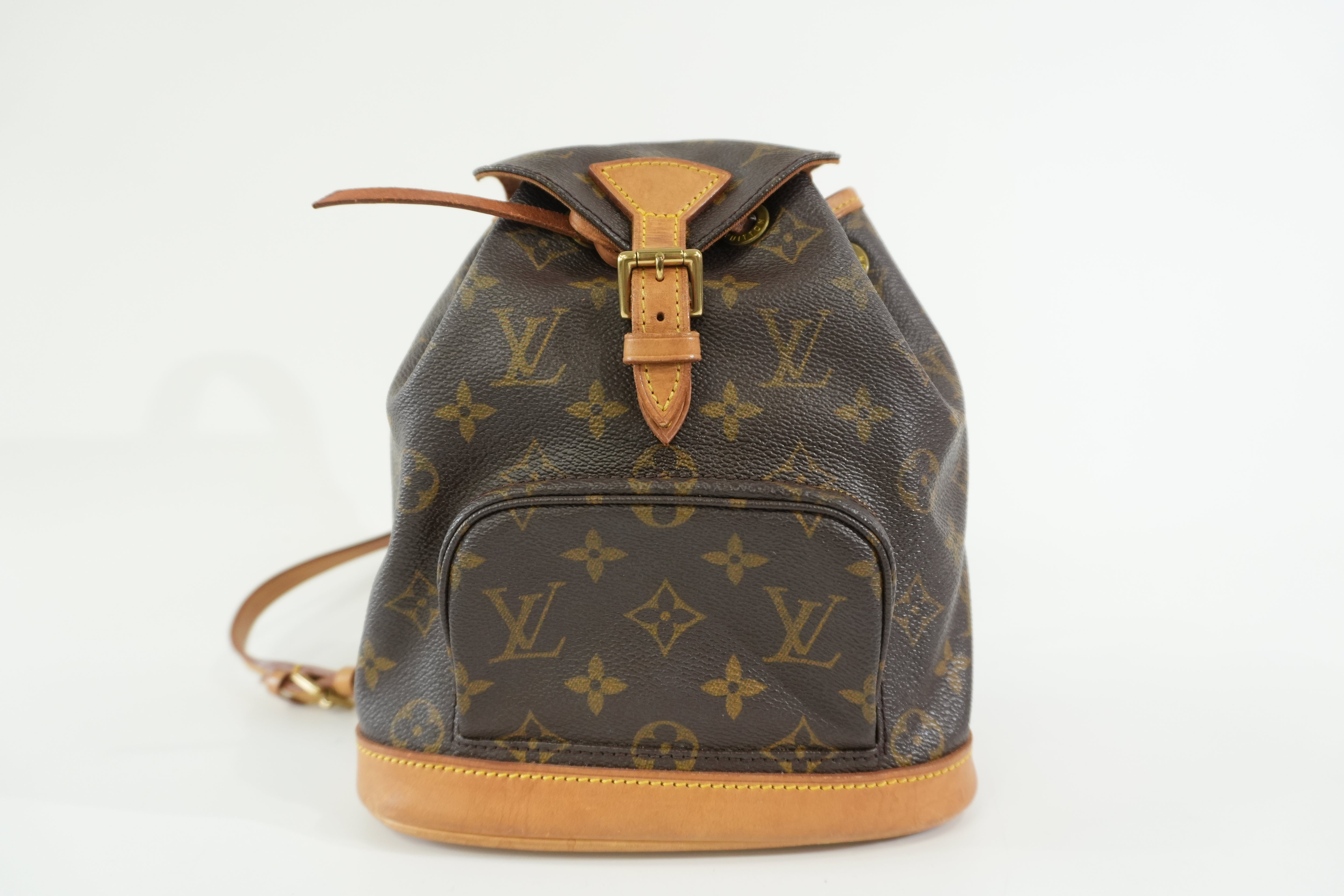 Pre-owned Louis Vuitton Monogram Montsouris MM Backpack