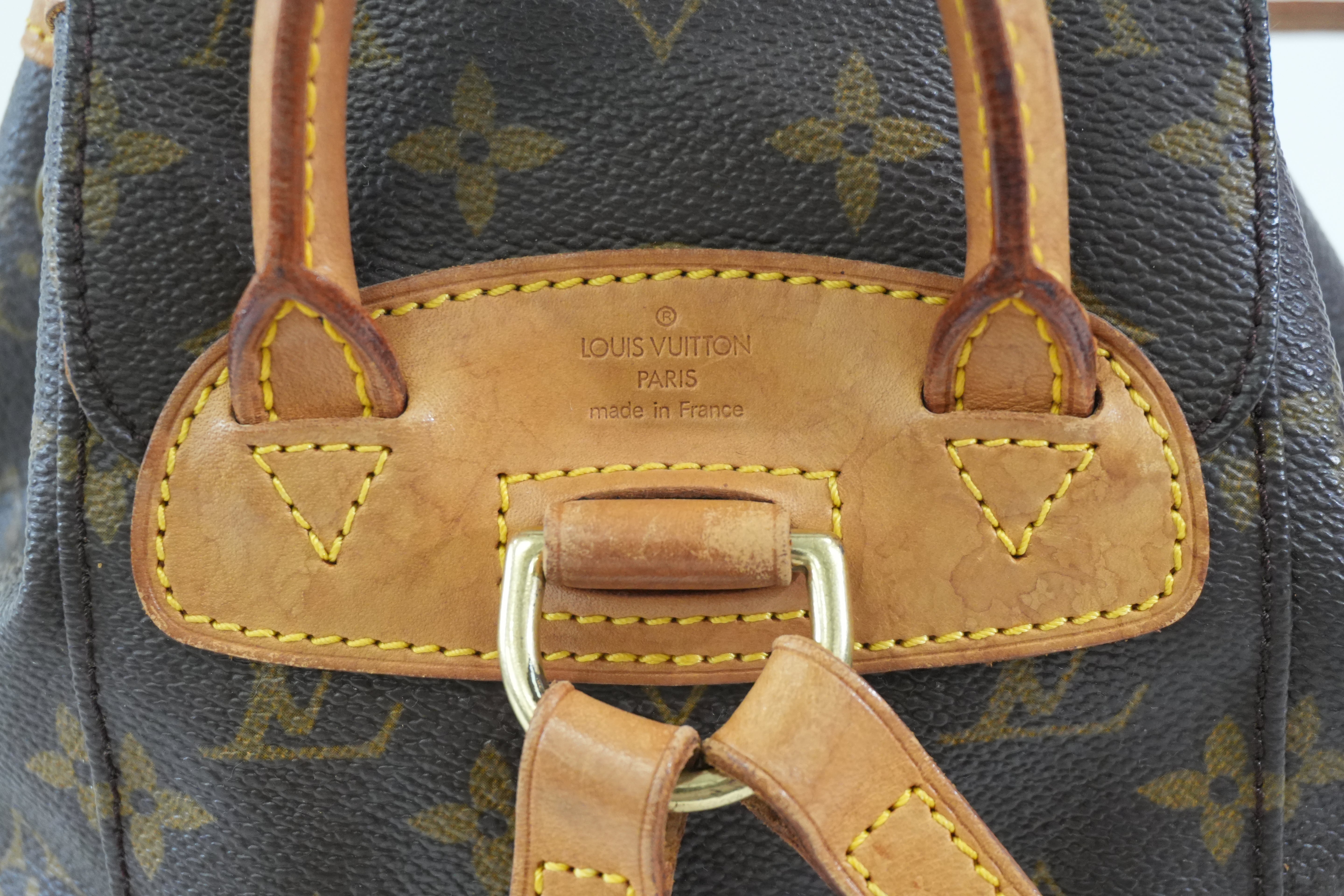 Pre-owned Louis Vuitton Monogram Montsouris MM Backpack