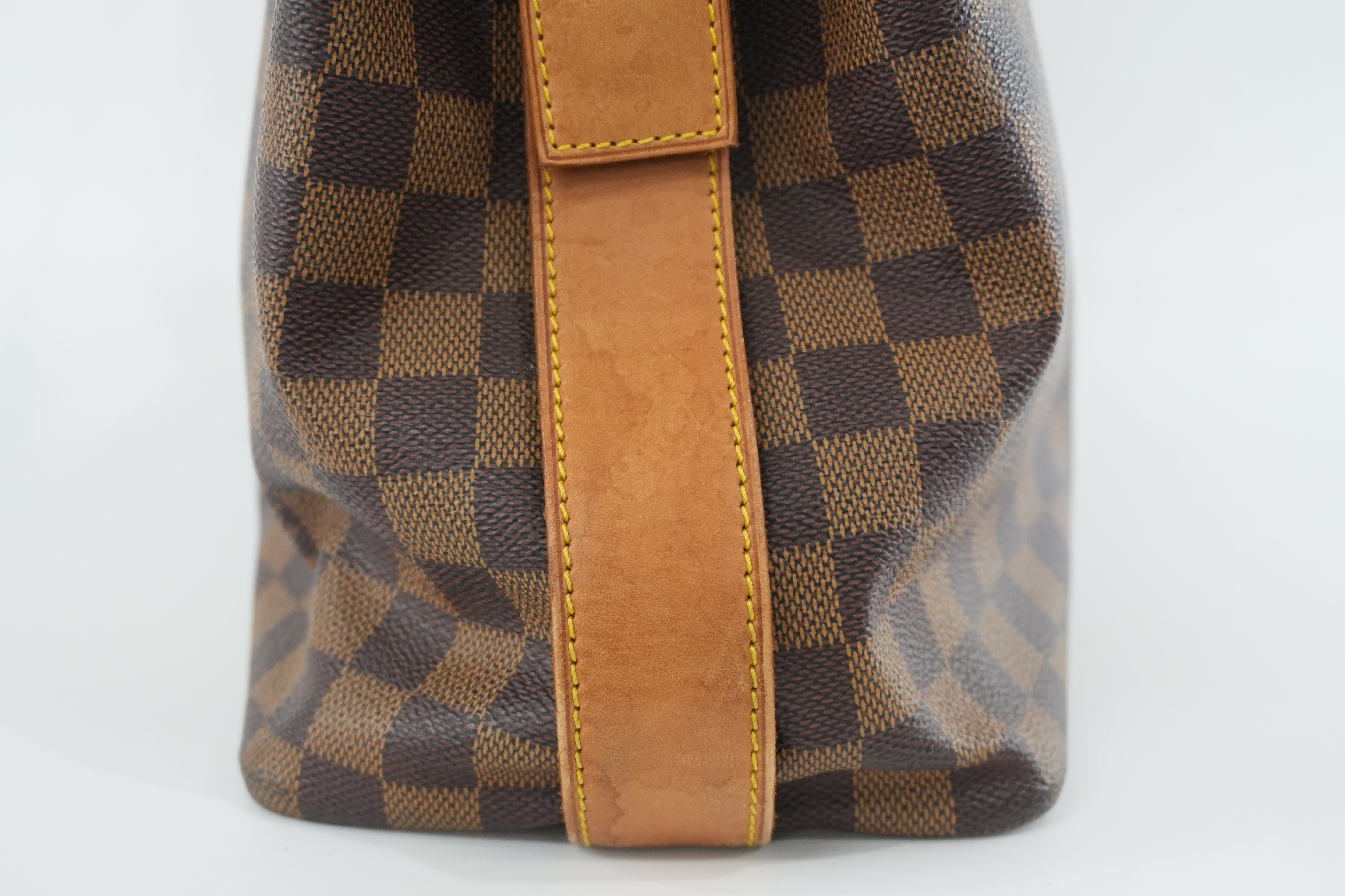 Louis Vuitton Damier Ebene Centenaire Columbine Shoulder Tote Bag Used