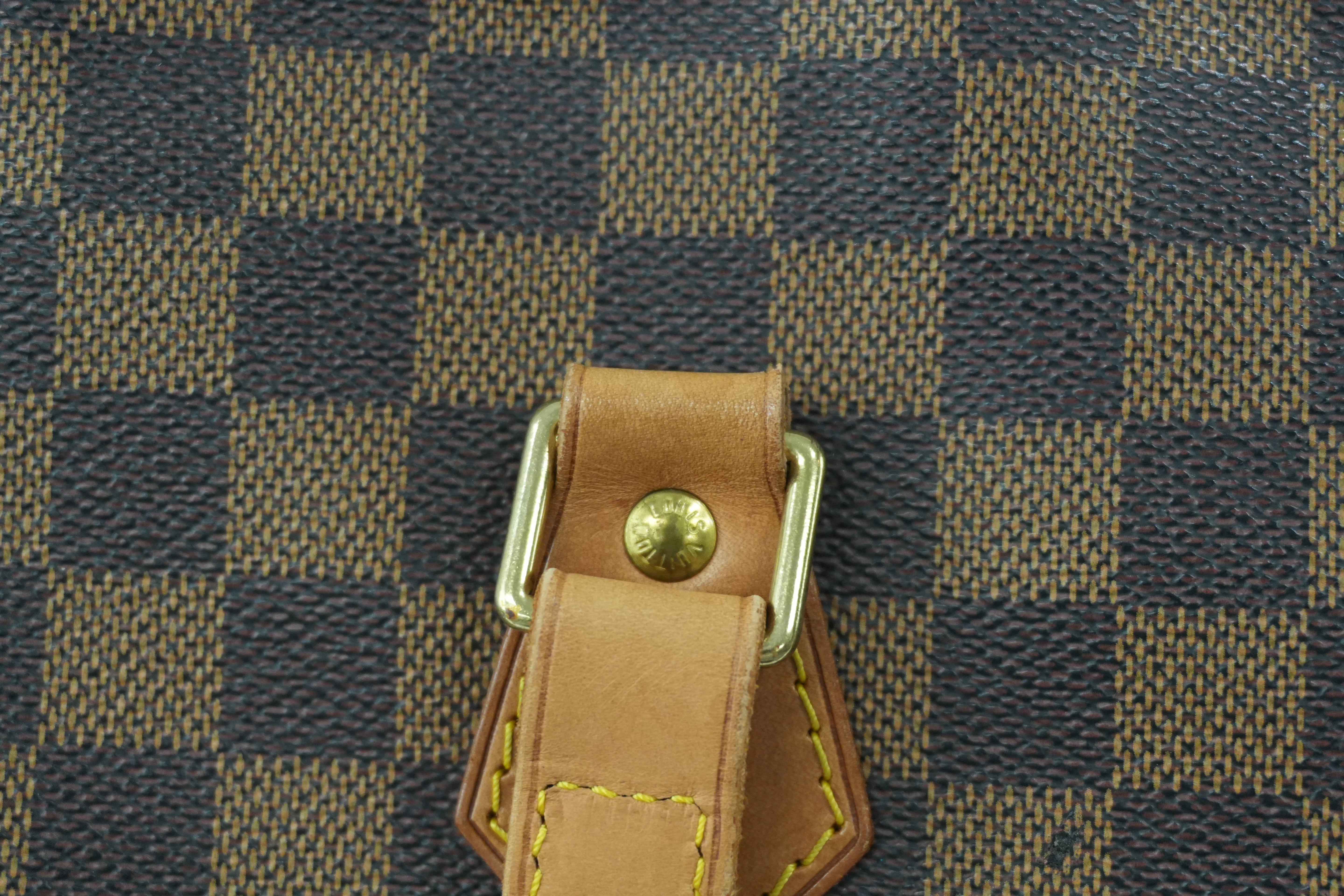 Louis Vuitton Damier Ebene Centenaire Columbine Shoulder Tote Bag Used