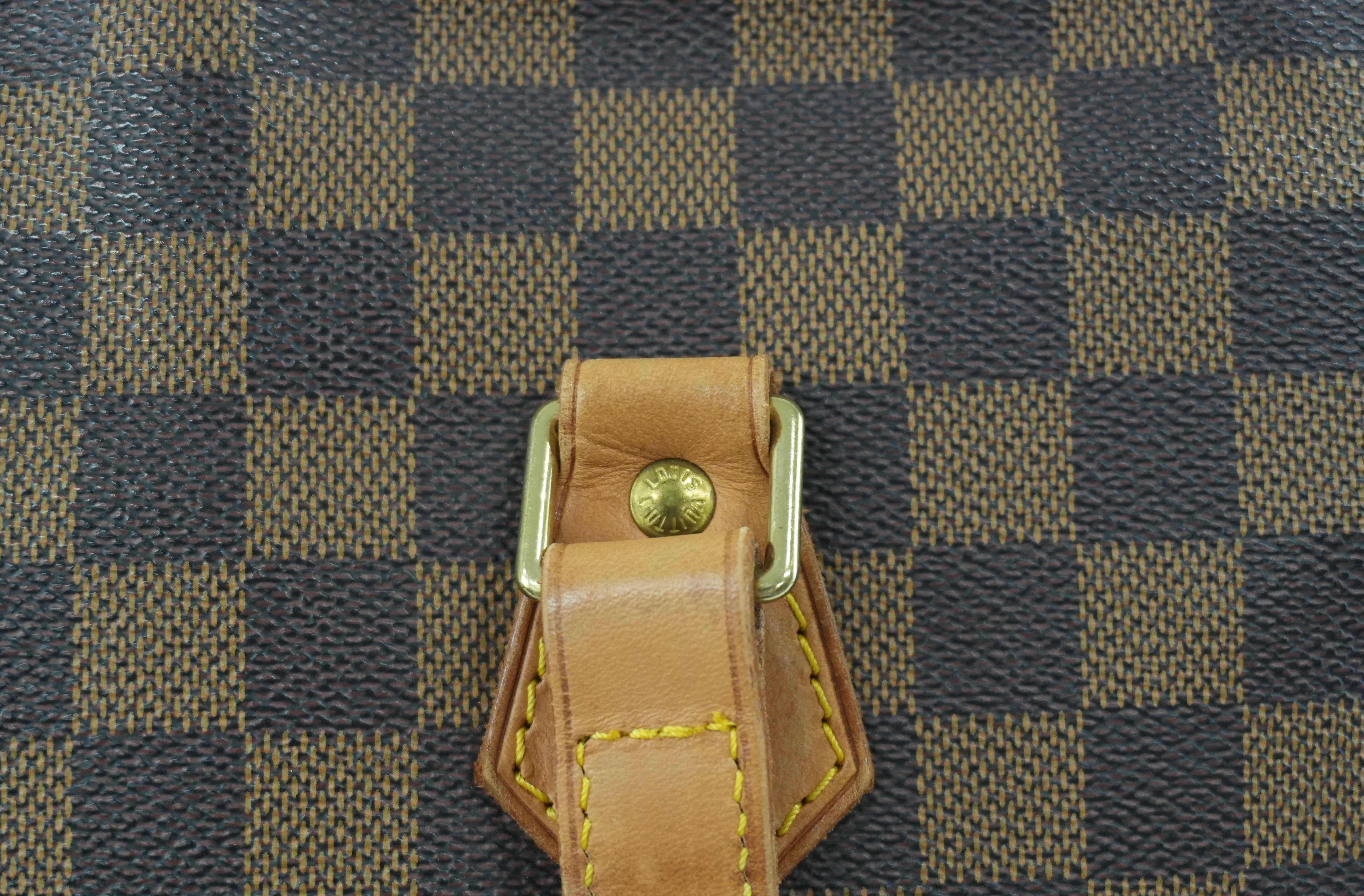 Louis Vuitton Damier Ebene Centenaire Columbine Shoulder Tote Bag Used